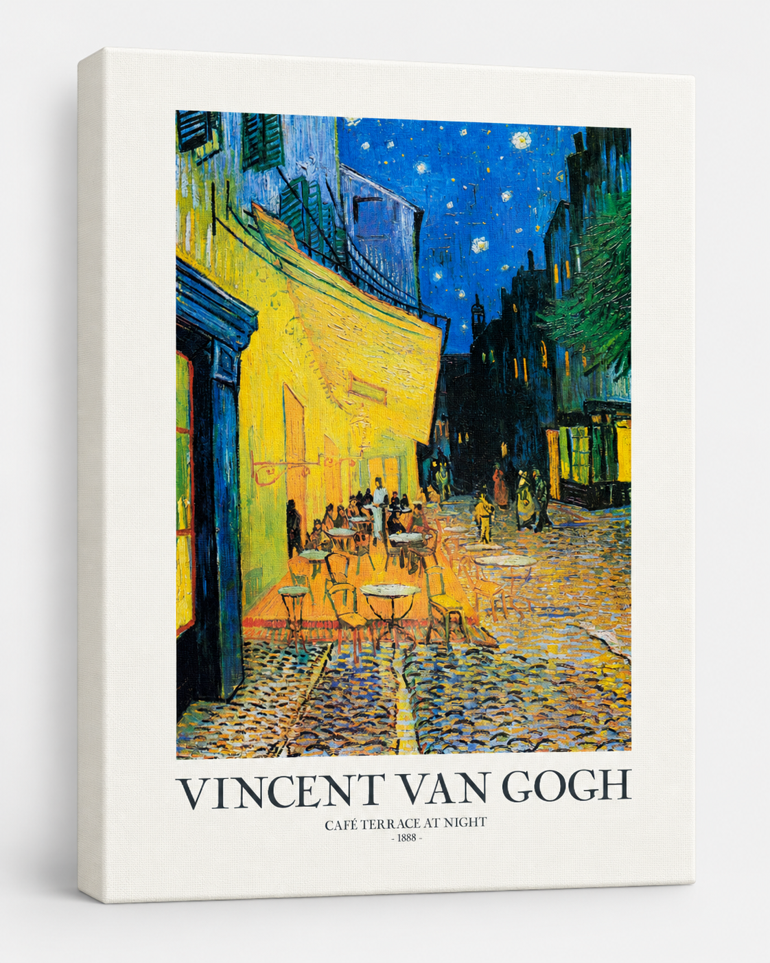 Café Terrace at Night — Vincent van Gogh Canvas Print