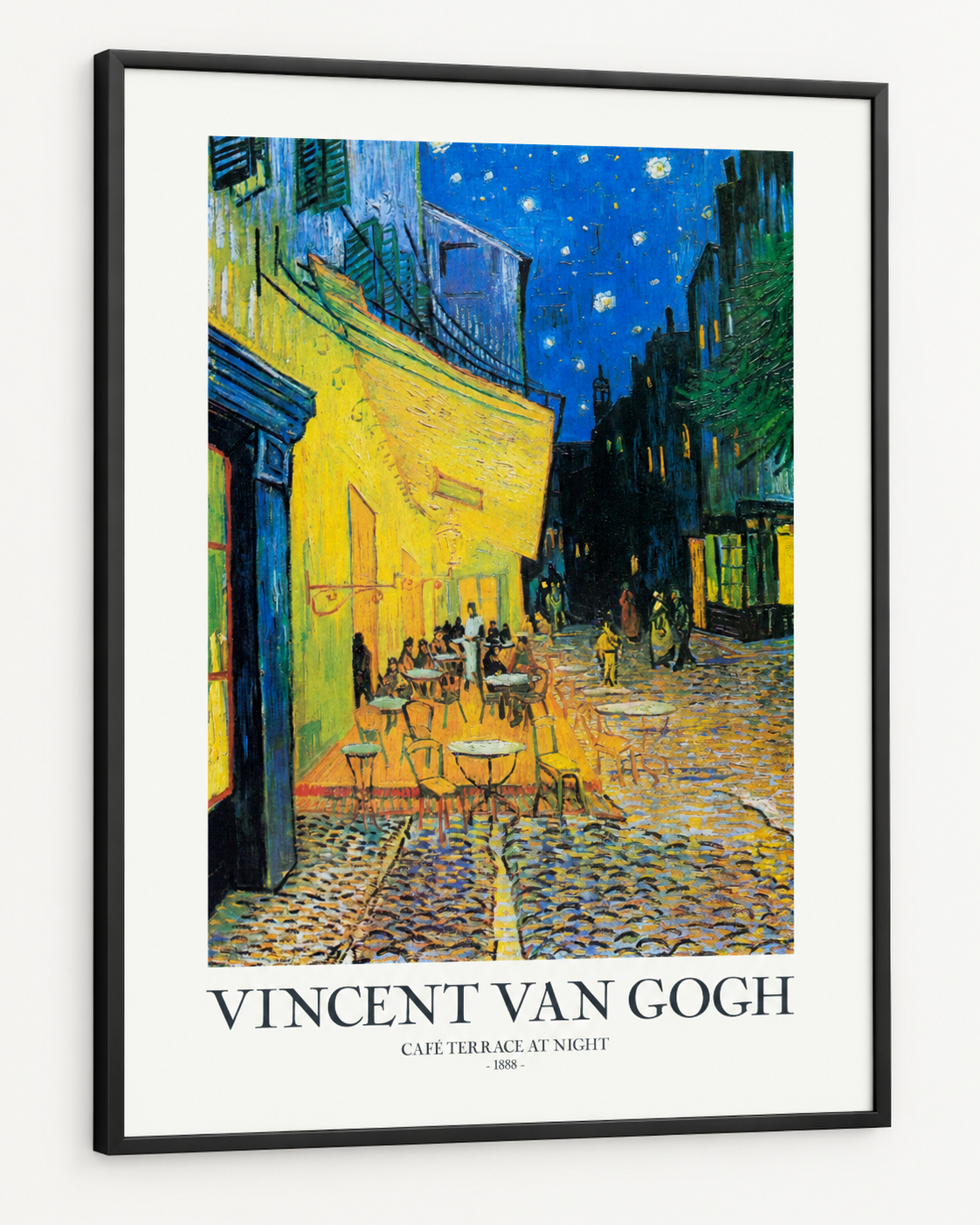 Café Terrace at Night — Vincent van Gogh Canvas Print