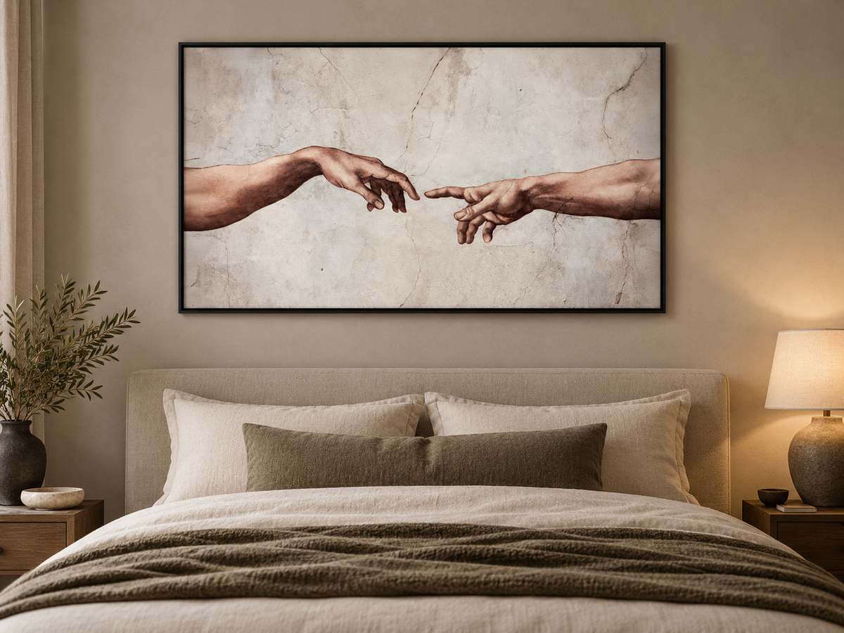 The Creation of Adam — Michelangelo Canvas Print