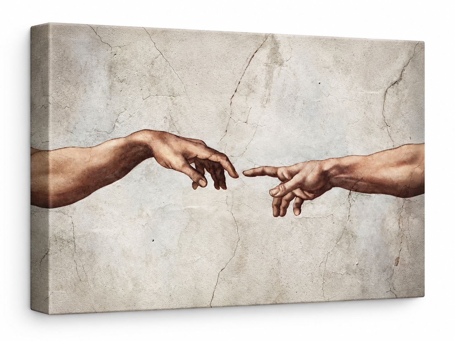 The Creation of Adam — Michelangelo Canvas Print
