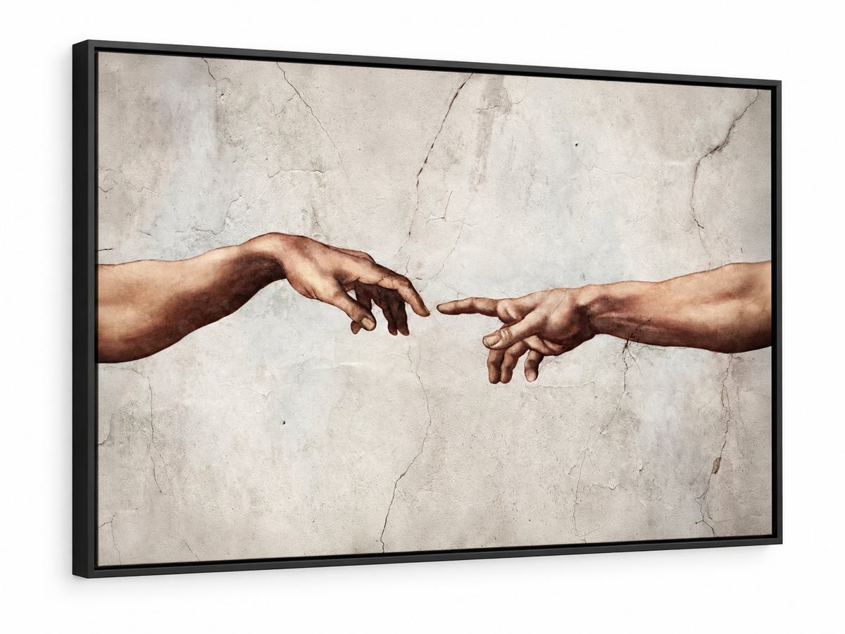 The Creation of Adam — Michelangelo Canvas Print