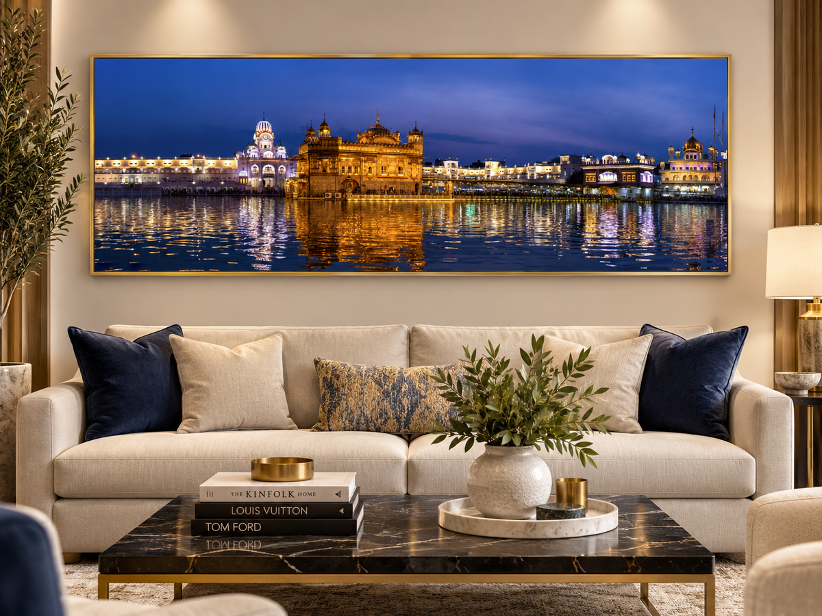 Golden Temple Wall Art – spiritual wall art, additional artwork view 5