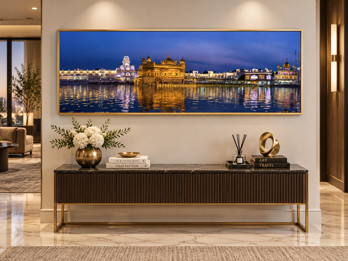 Golden Temple Wall Art – spiritual wall art, additional artwork view 7