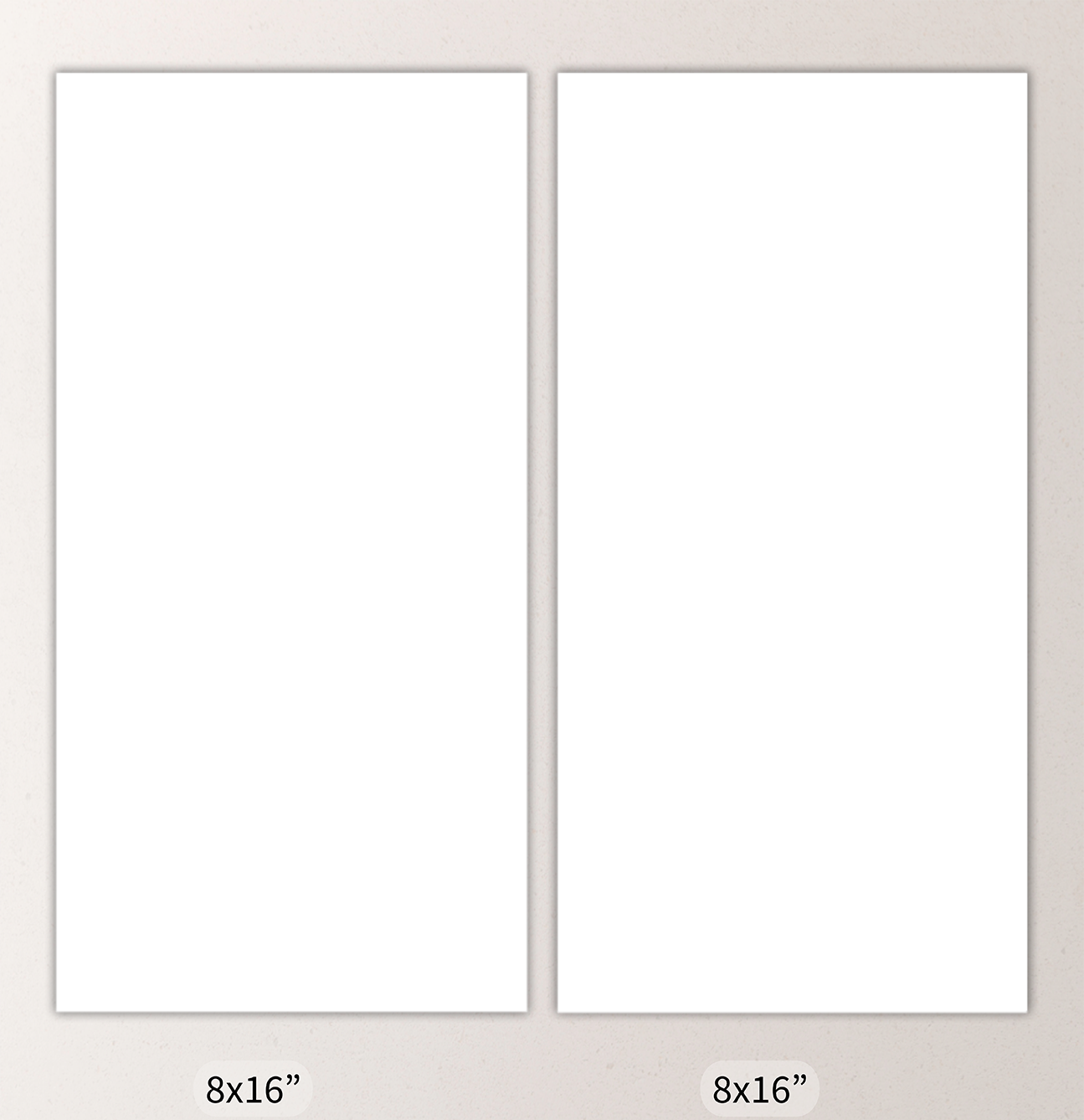 Split canvas prints 2 panels. 8" x 16" each panel