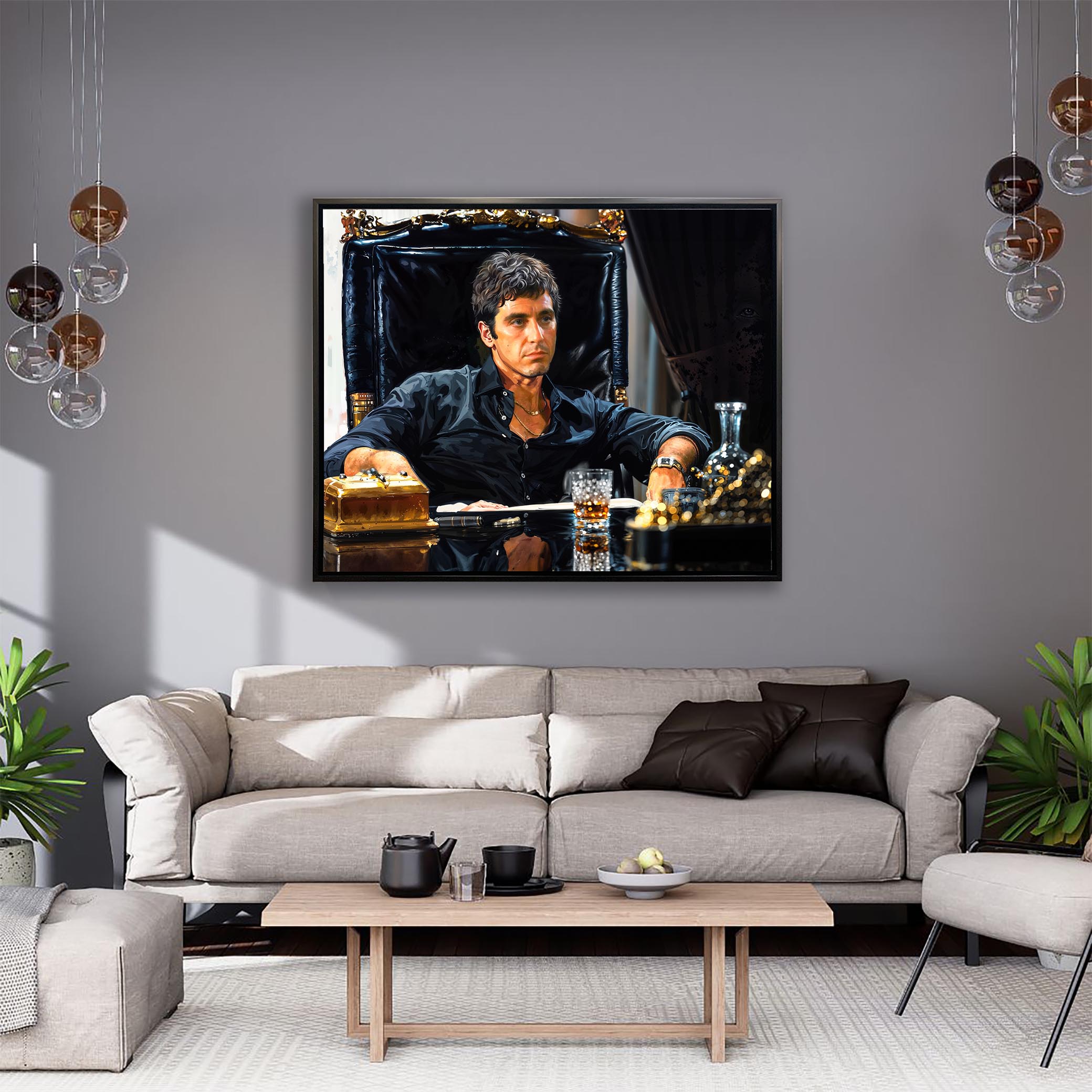 Wall art Scarface art -Scene Movie