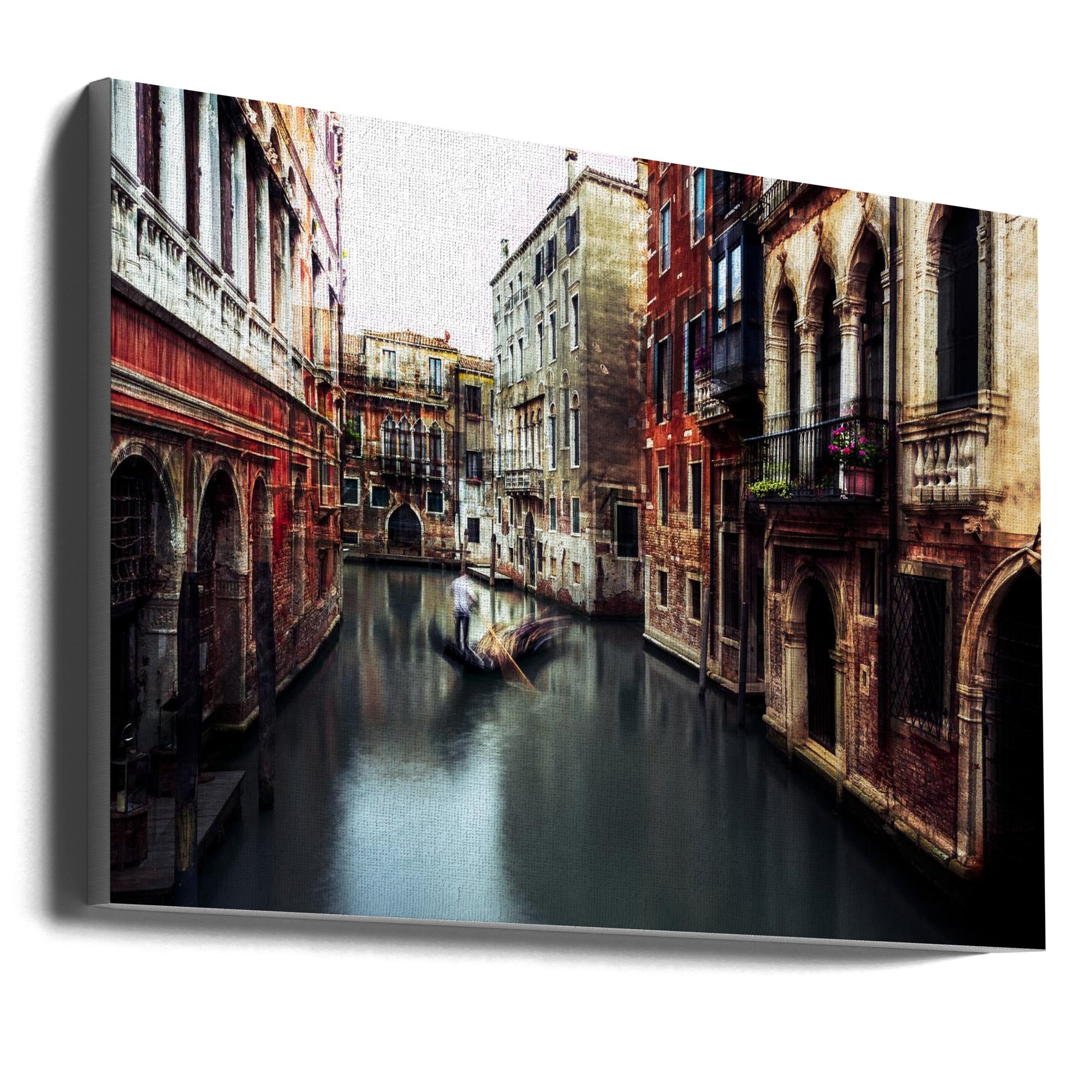Wall art The Gondolier  on Canvas Palette