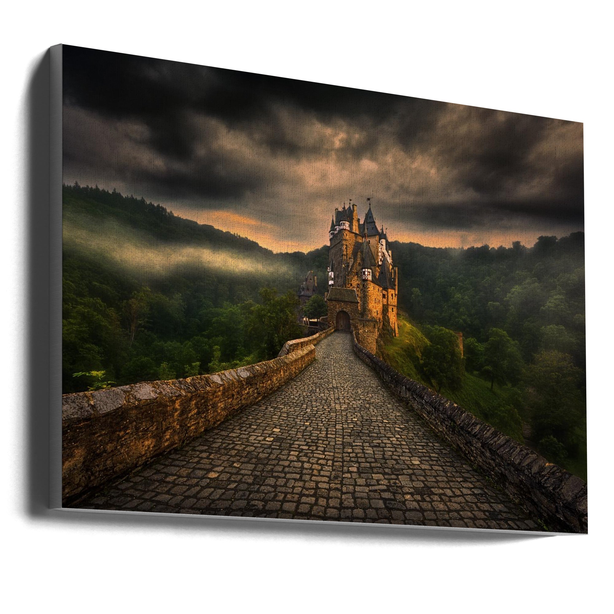 Wall Art Eltz... 36X24inch Gallery Wrapped (Ready to Hang)