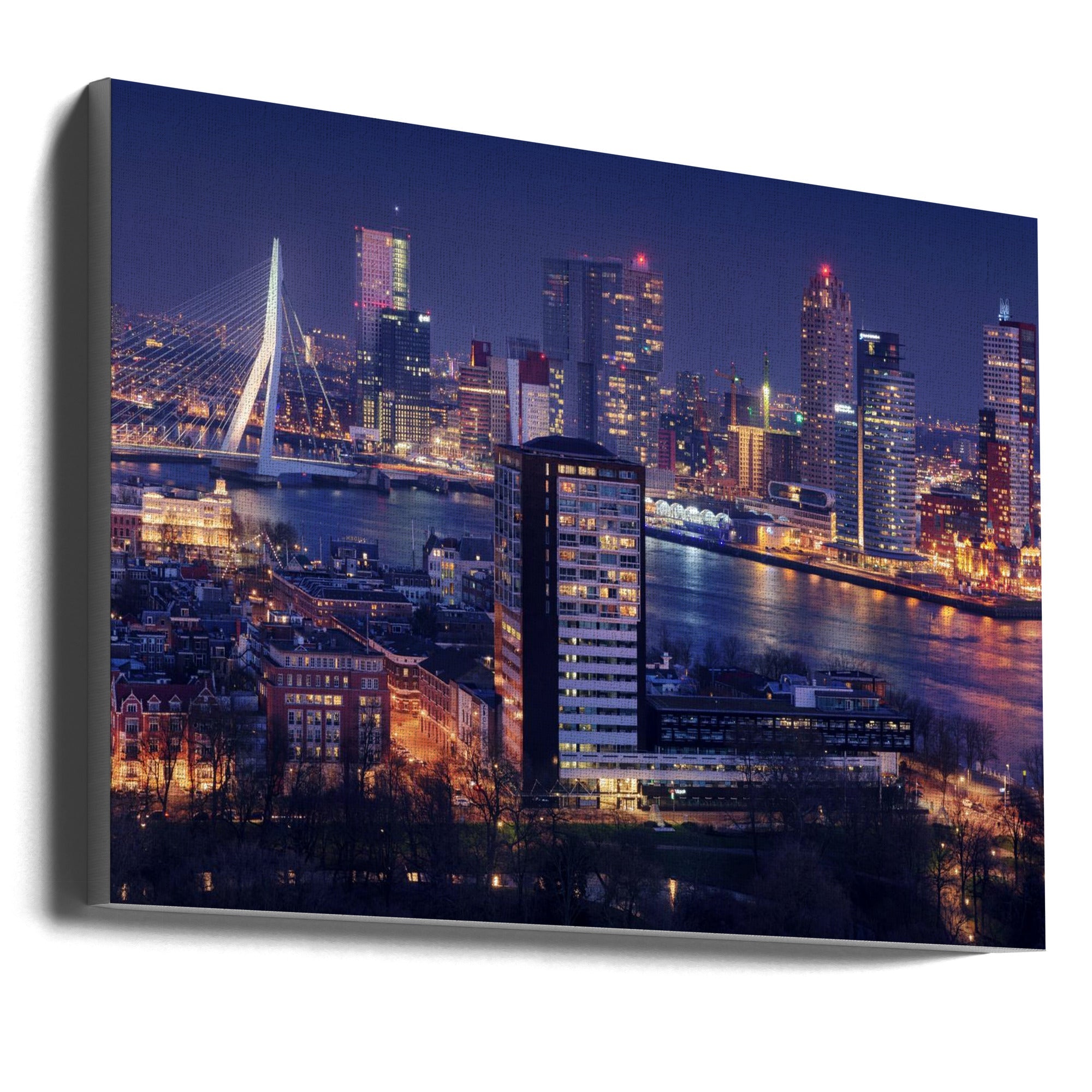 Wall Art Big Rotterdam 2 36X24inch Gallery Wrapped (Ready to Hang)