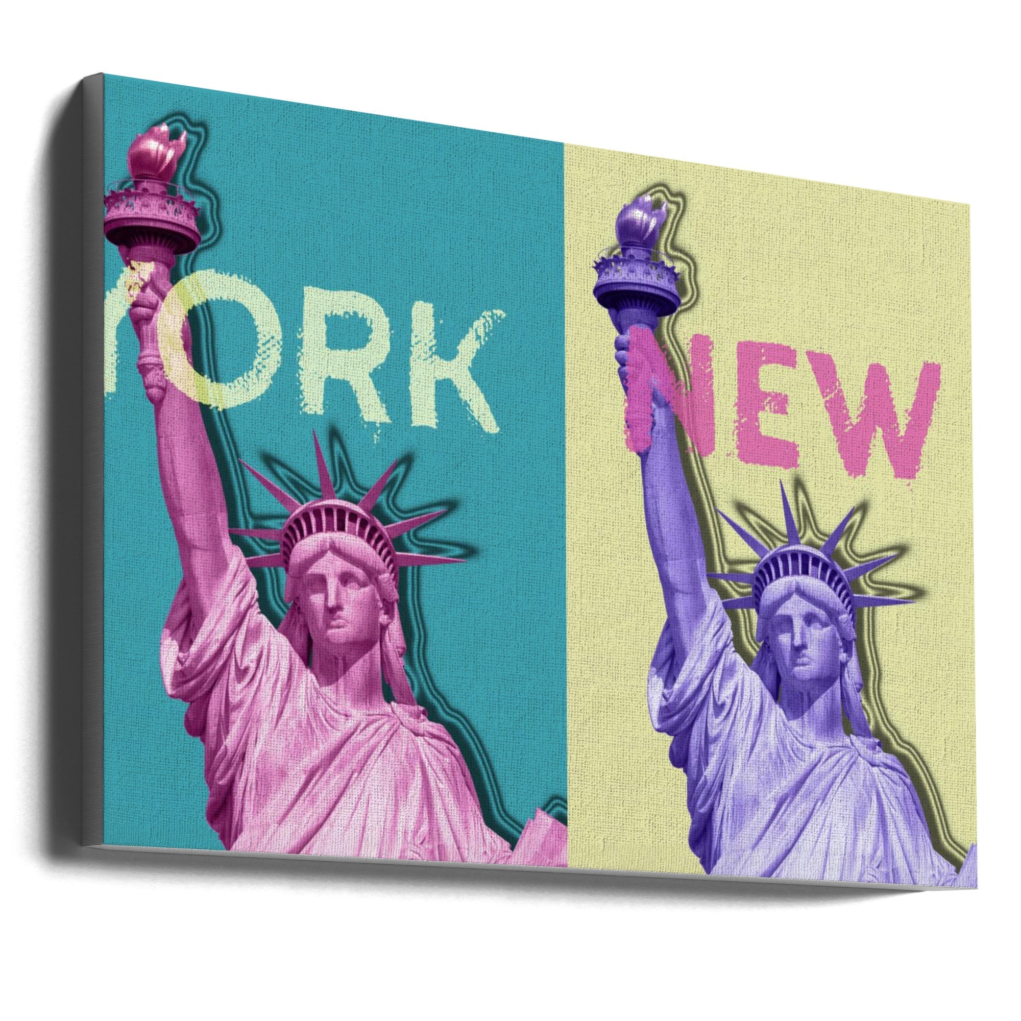 Landscape Photography Canvas Print-wall-art-pop-art-statue-of-liberty-iii-36X24