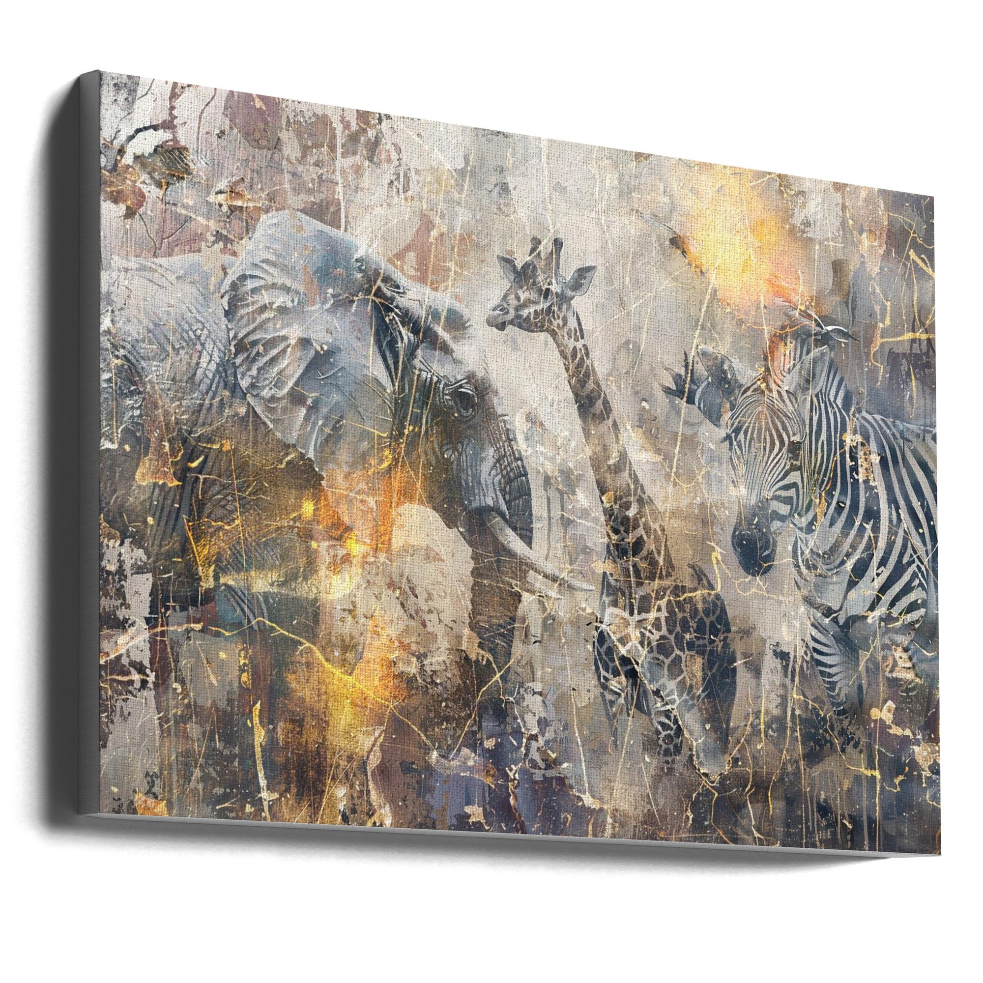 Abstract Art Canvas Print-wall-art-african-art-illustration-wallart-114-36X24