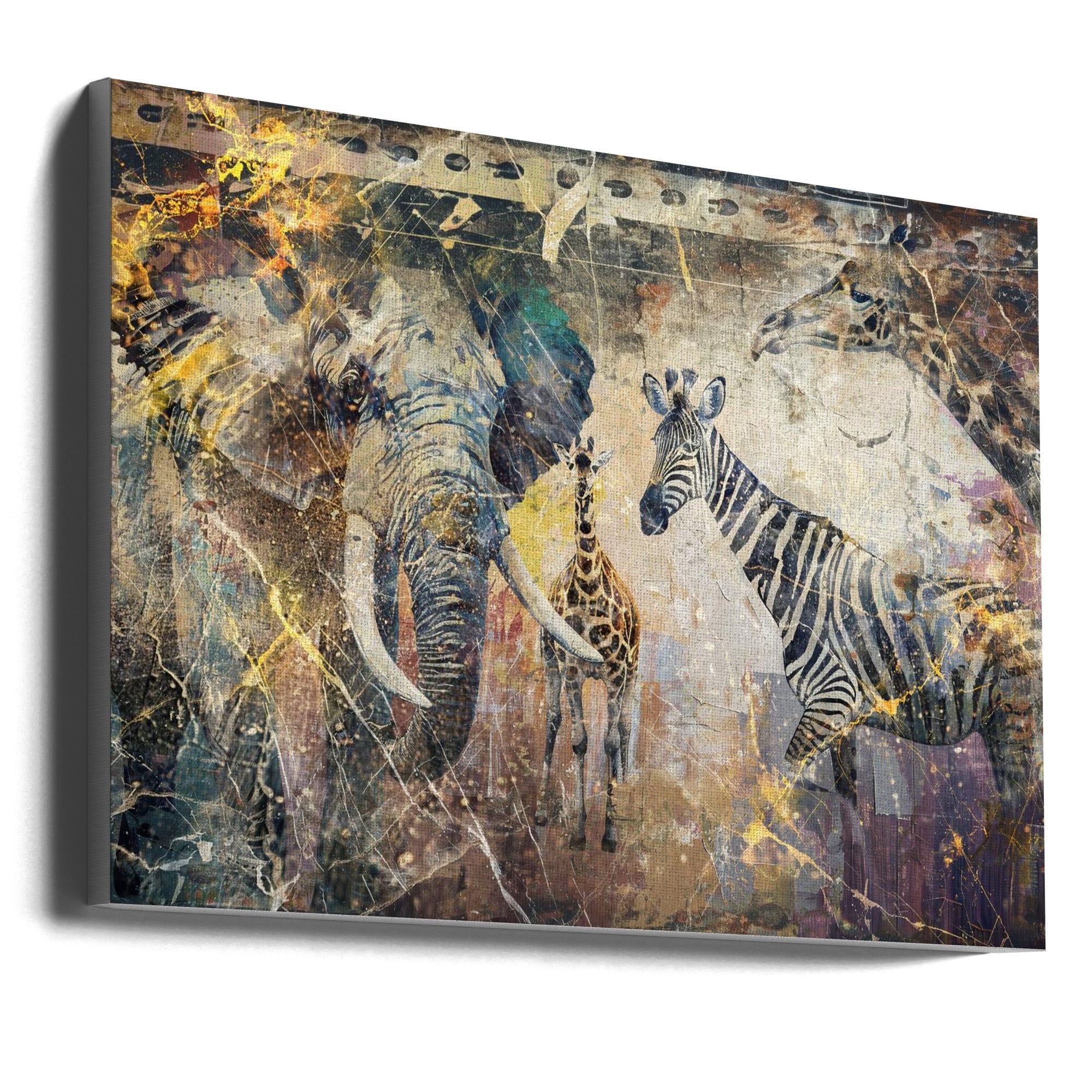 Abstract Art Canvas Print-wall-art-african-art-illustration-wallart-113-36X24