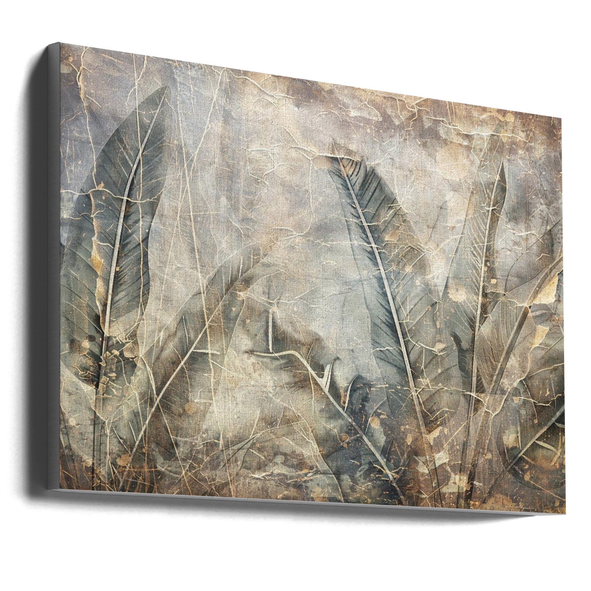 Abstract Art Canvas Print-wall-art-jungle-leaves-art-illustration-wallart-09-36X24