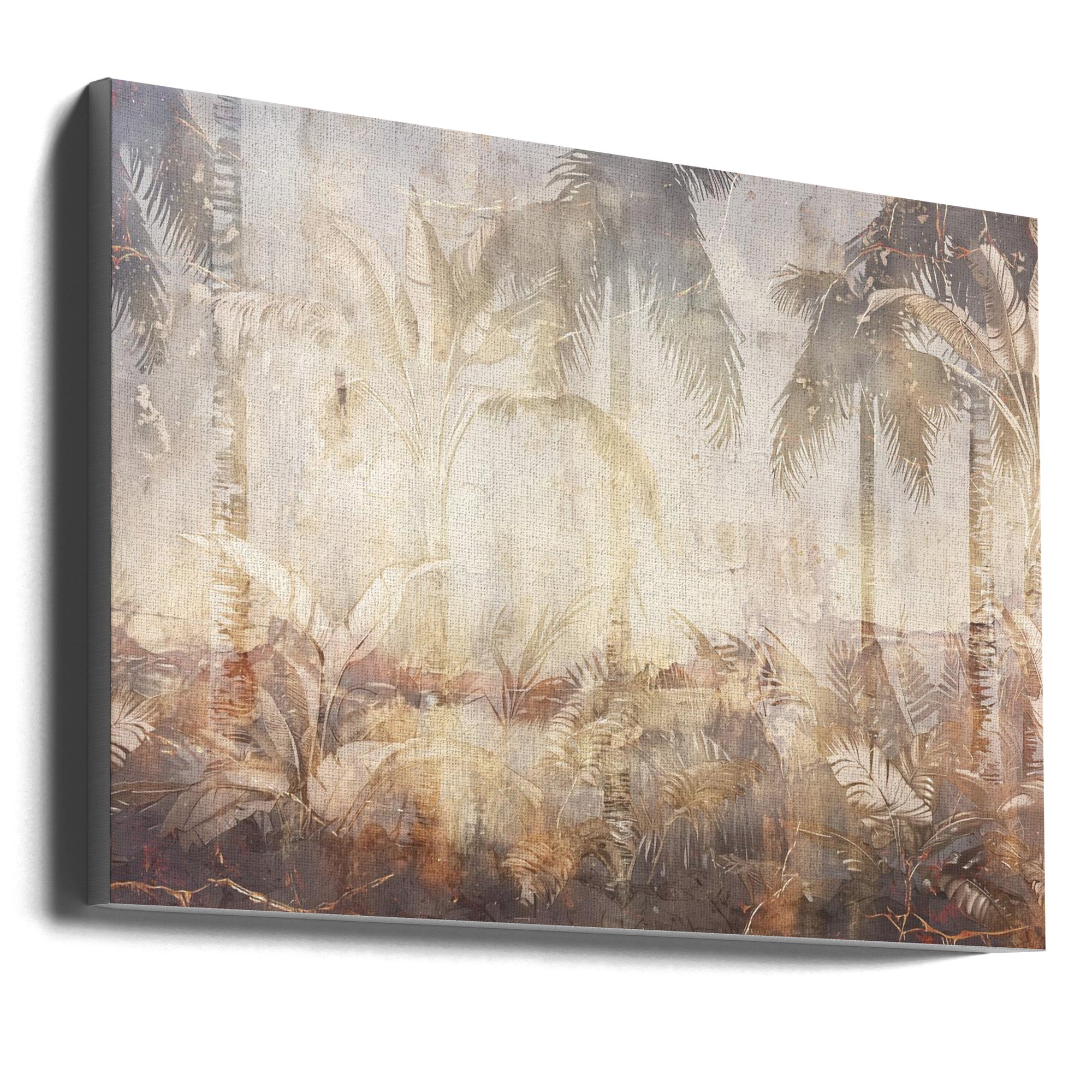 Abstract Art Canvas Print-wall-art-jungle-leaves-art-illustration-wallart-45-36X24