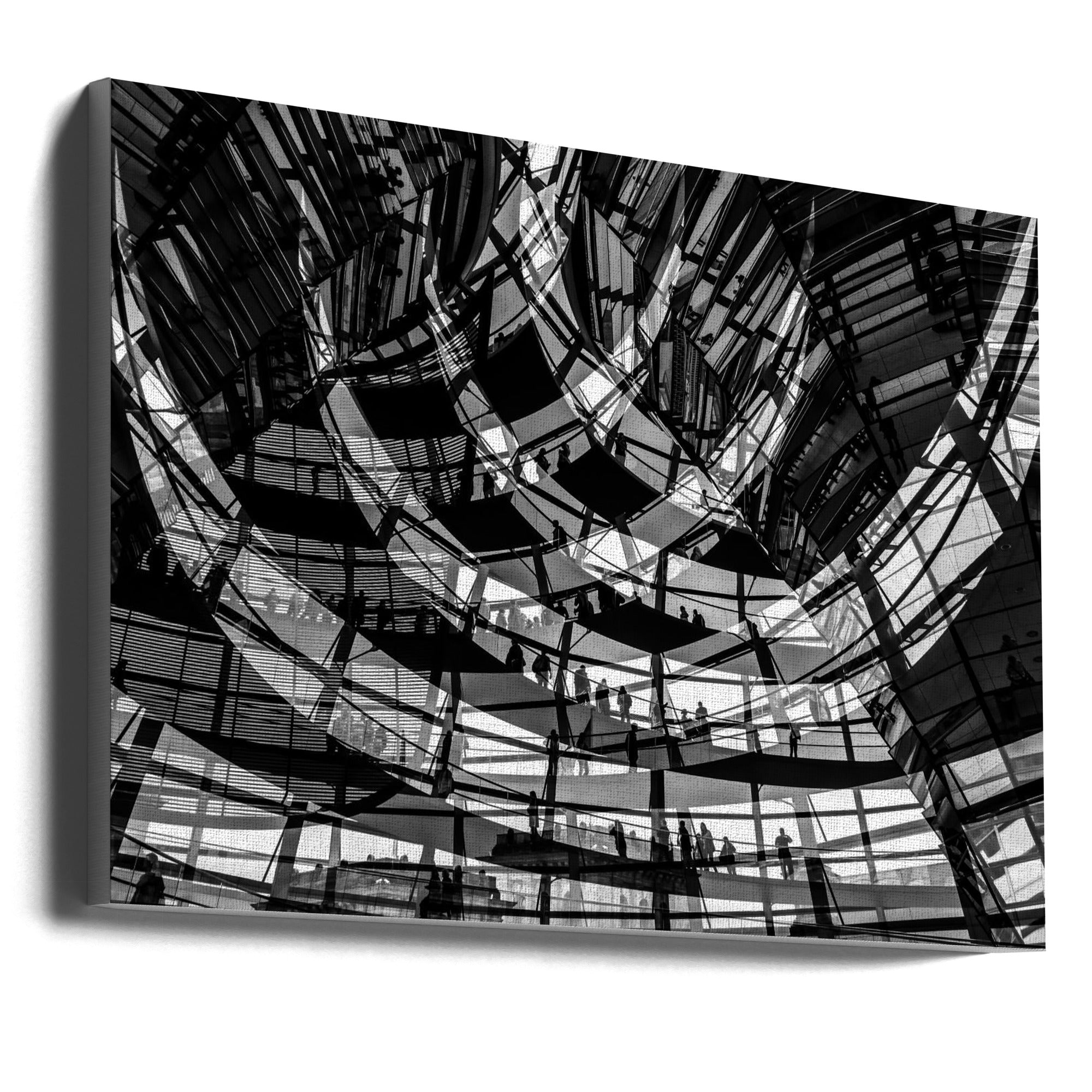 Abstract Art Canvas Print-wall-art-visitors-36X24inches