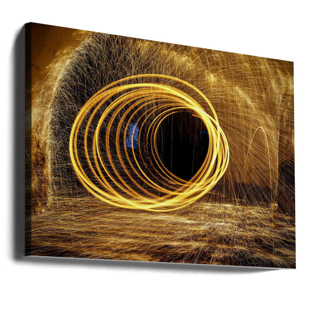 Wall art Playing with fire