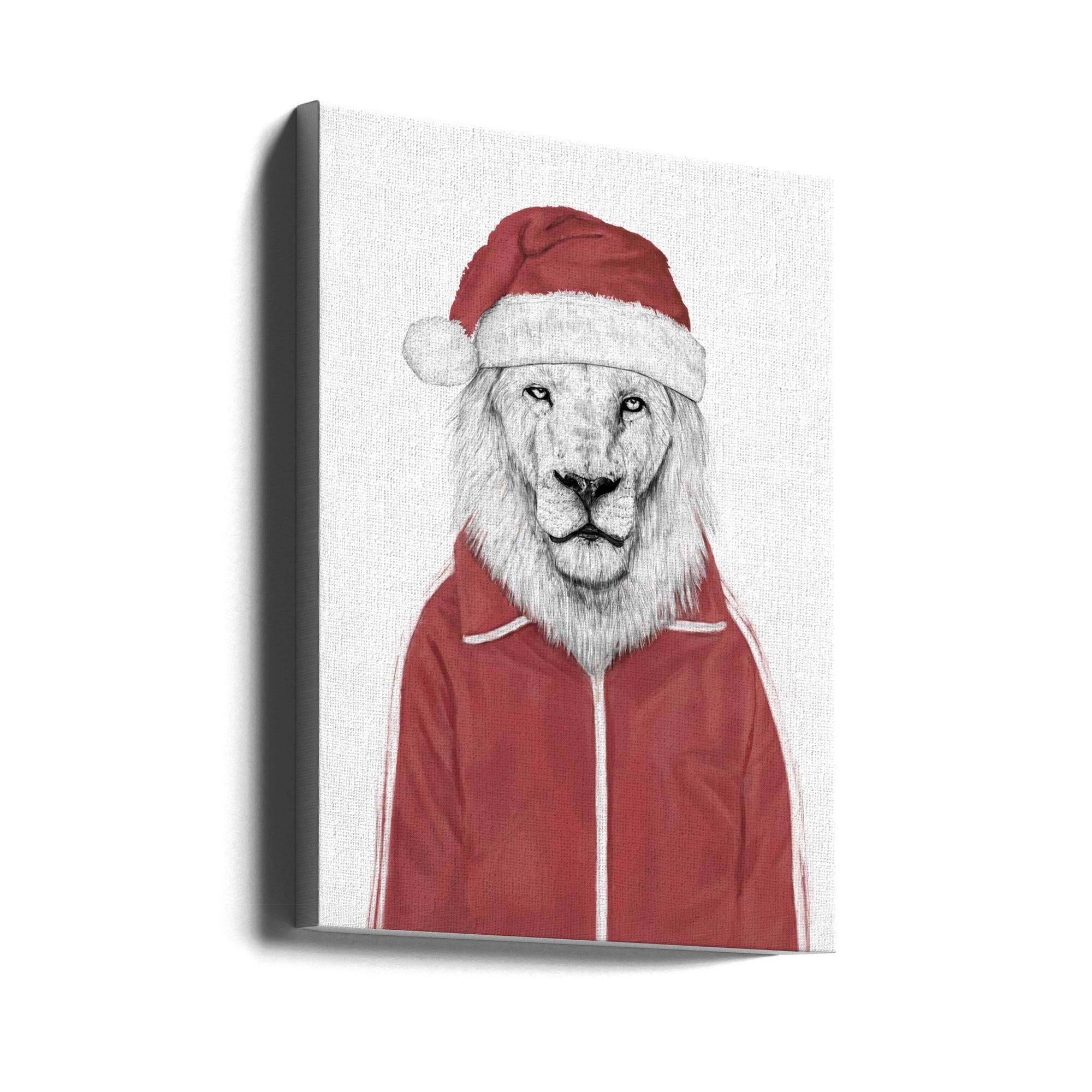 Wall art Santa lion