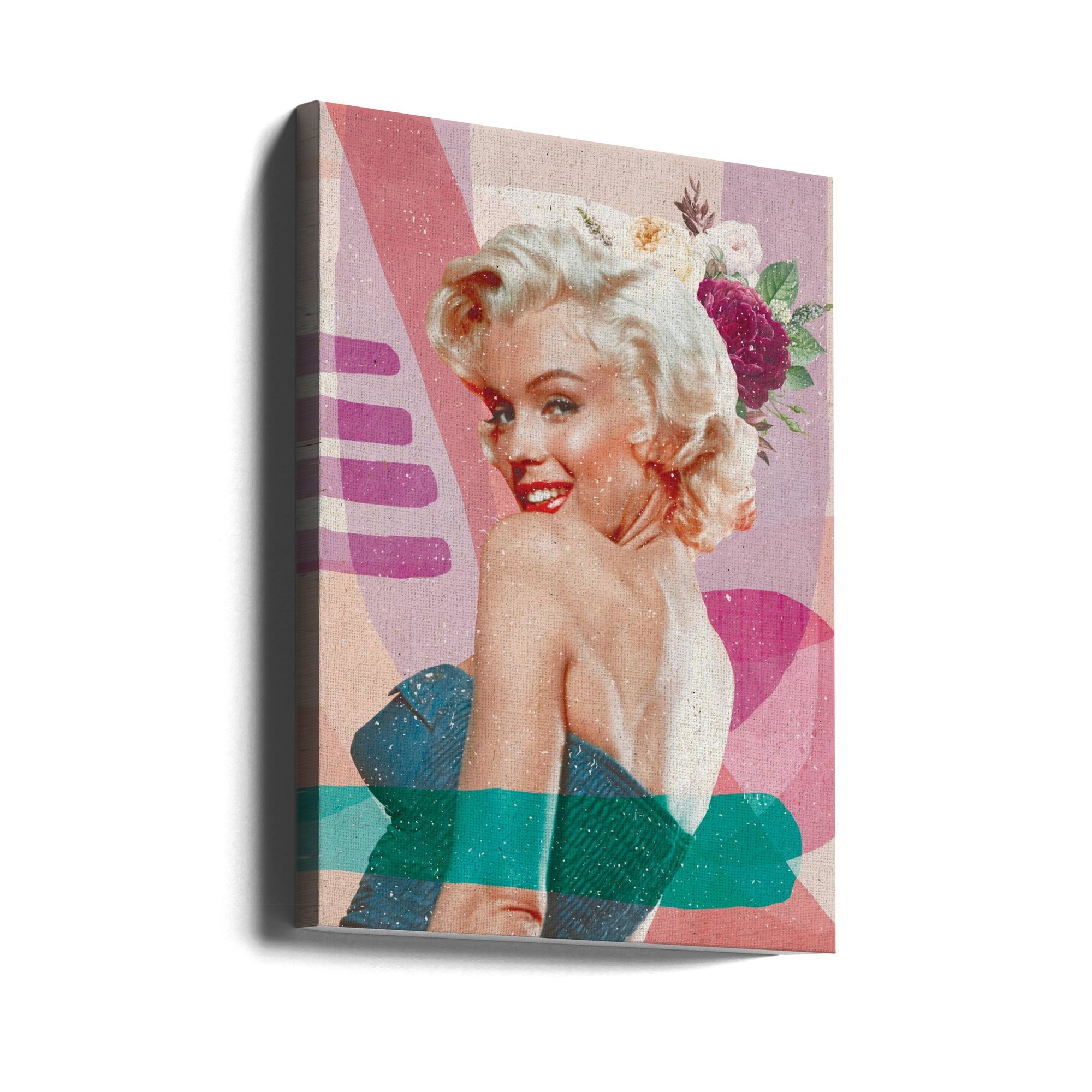 Wall art Marilyn is Back 24X36inch In Black Floating Frame