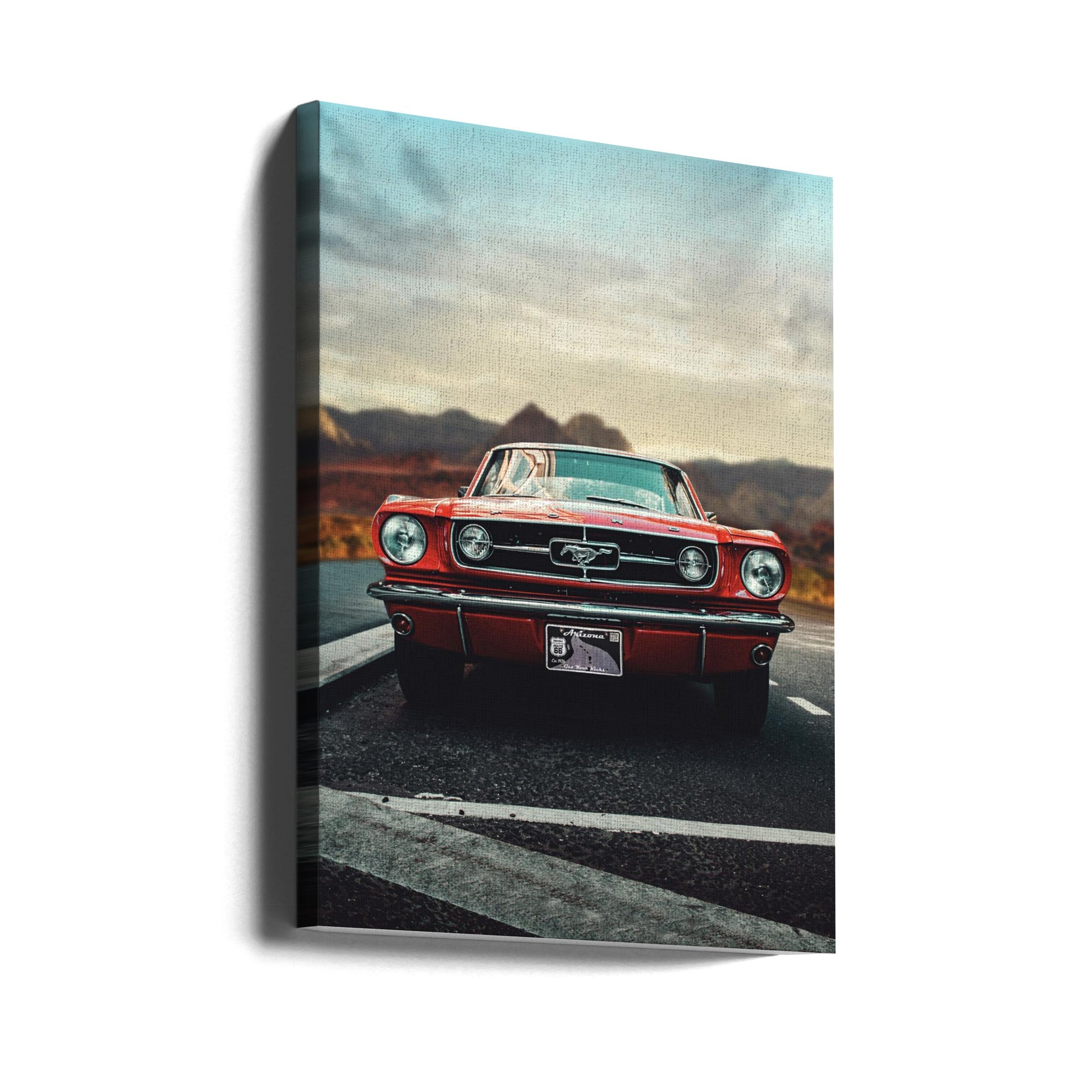 Abstract Art Canvas Print-wall-art-vintage-car-love-24X36inches