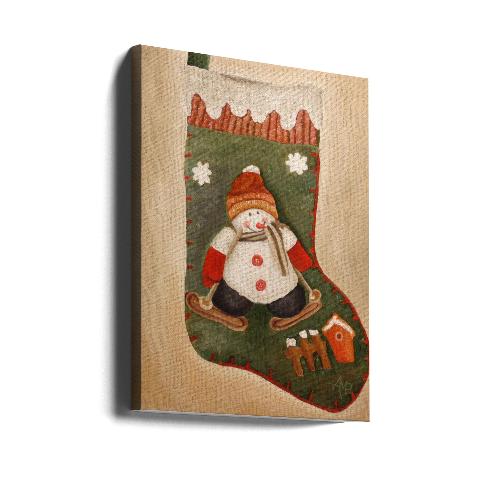 Wall art Christmas Stocking