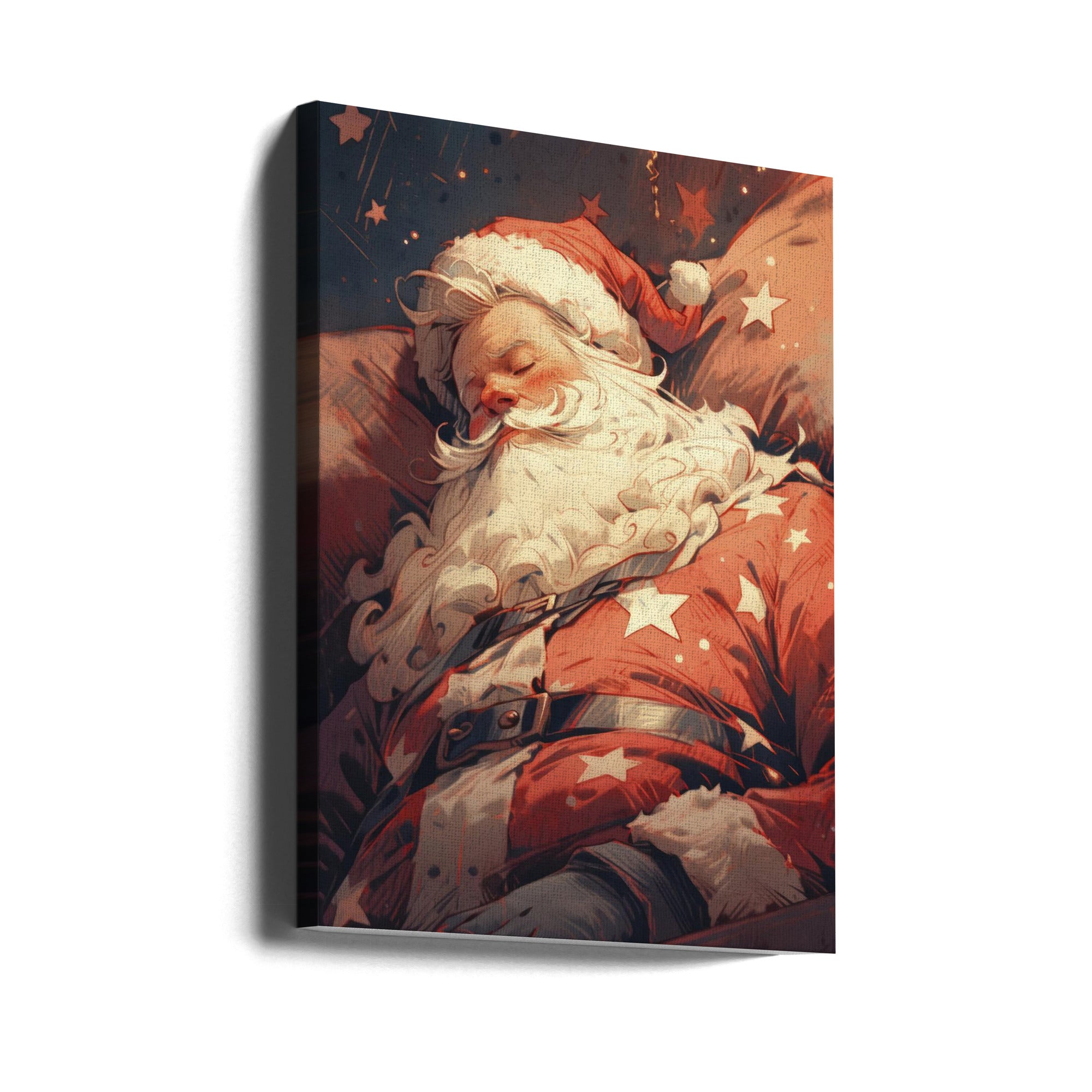 Wall art Sleeping Santa