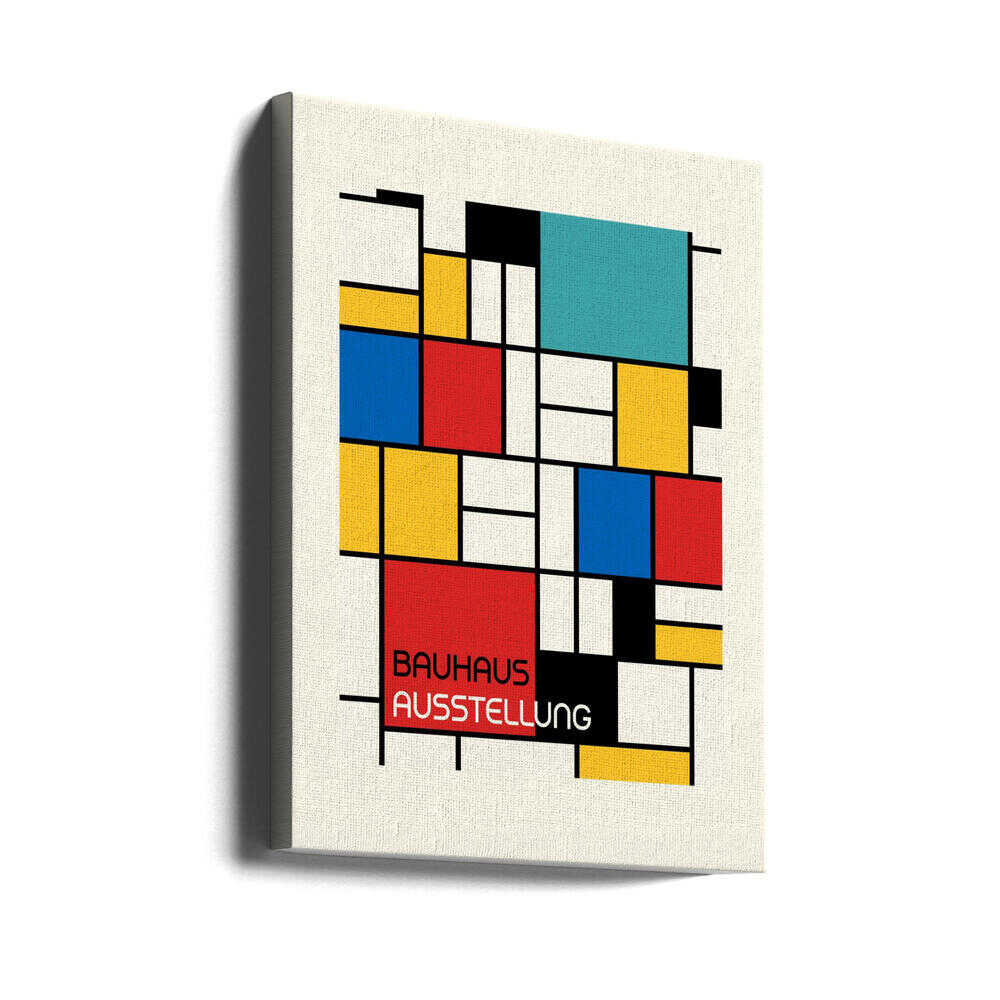 Wall art Bauhaus Geometric Design Retro