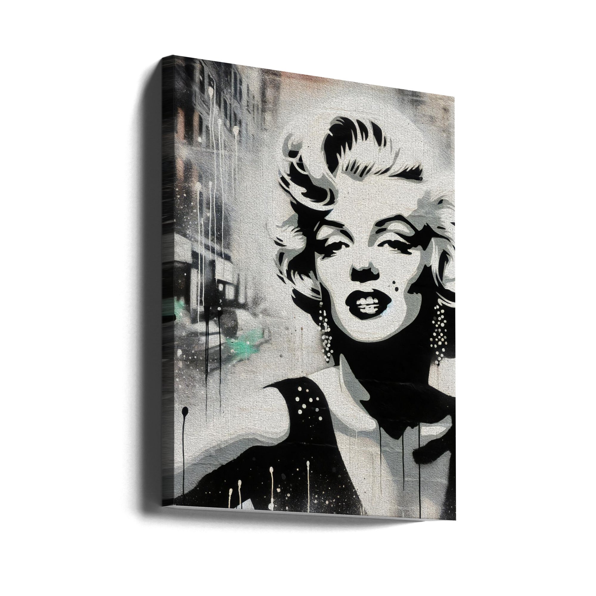 Wall art Marilyn Monroe 24X36inch In Black Floating Frame