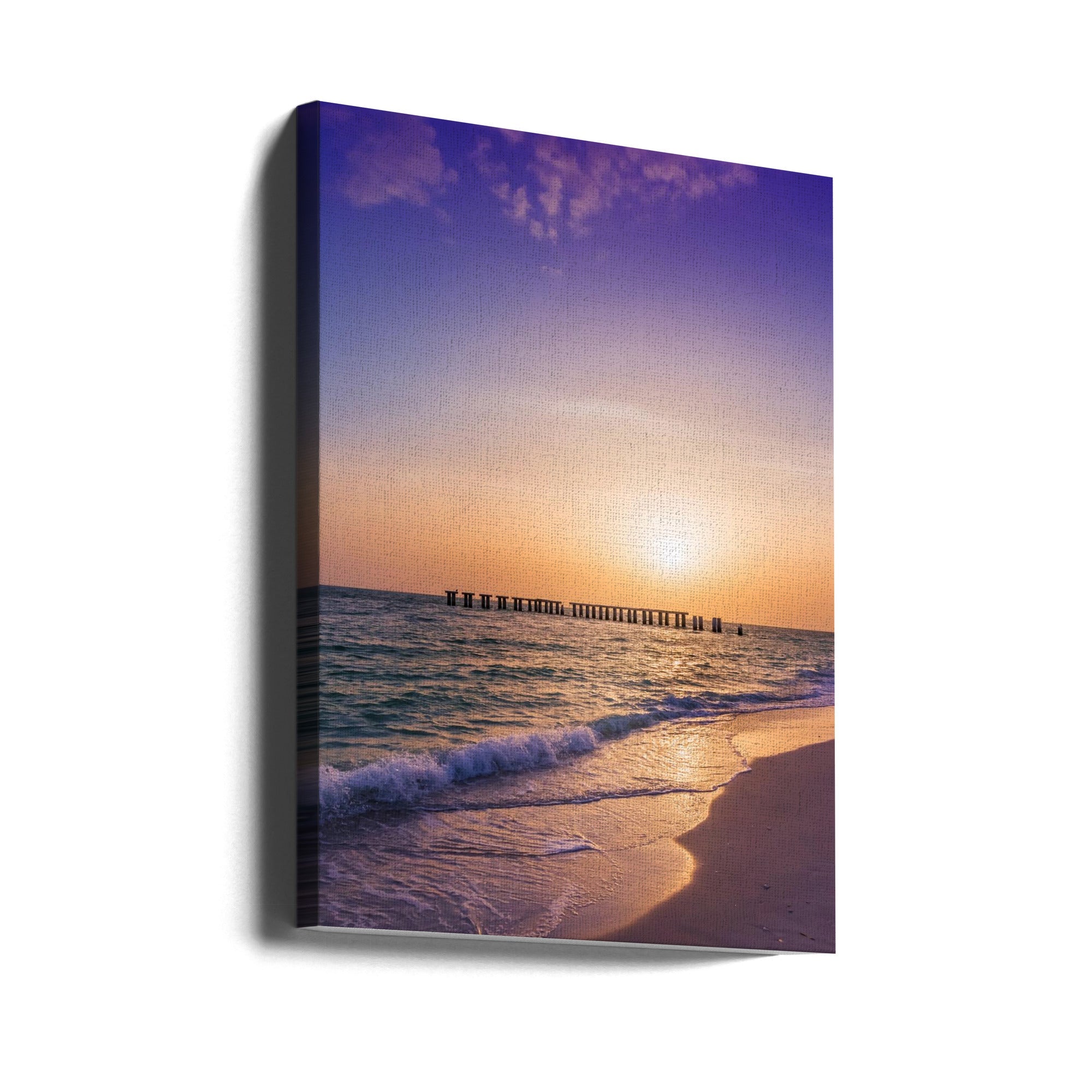 Landscape Photography Canvas Print-wall-art-gasparilla-island-sunset-24X36