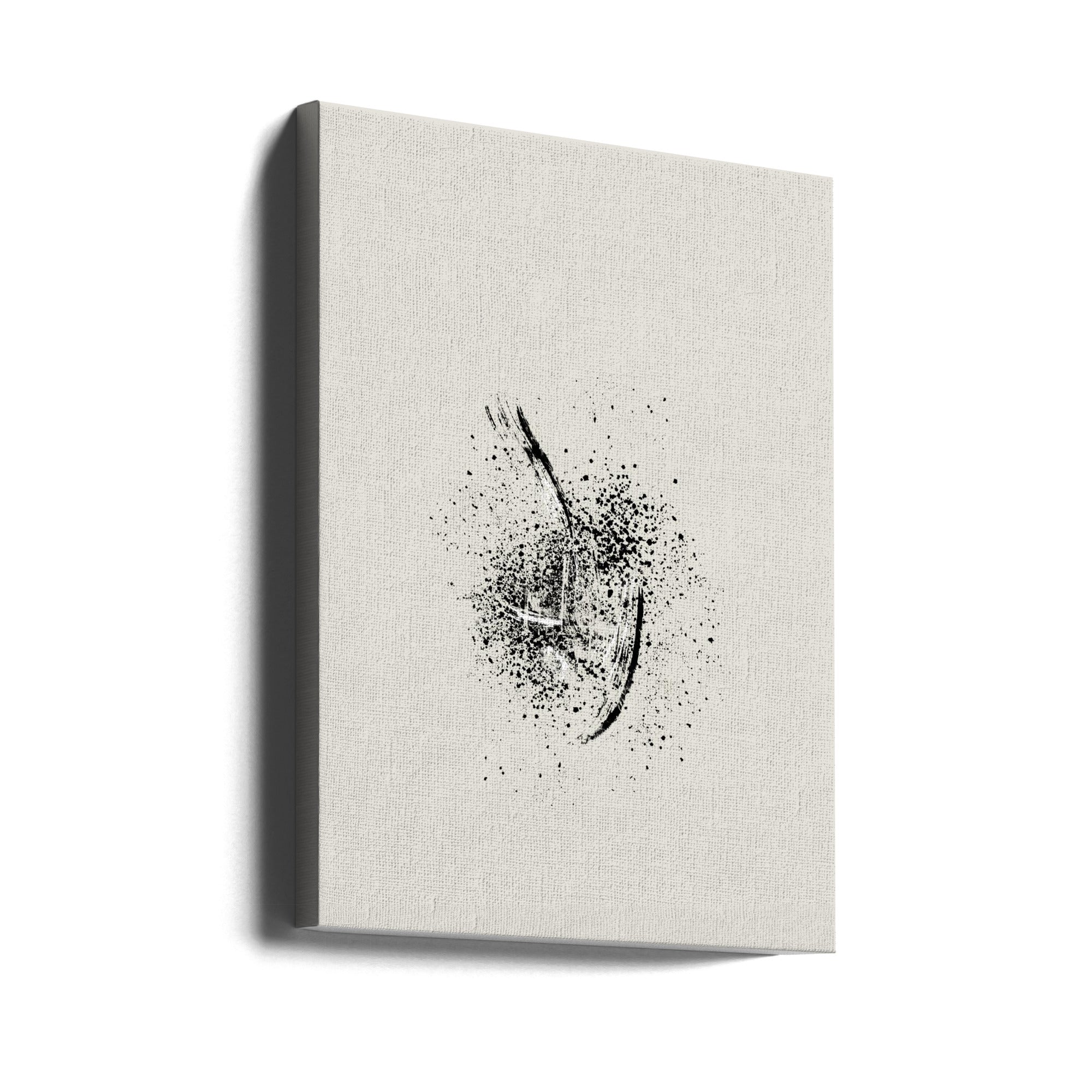 Abstract Art Canvas Print-wall-art-brush-splatters-2-24X36inches