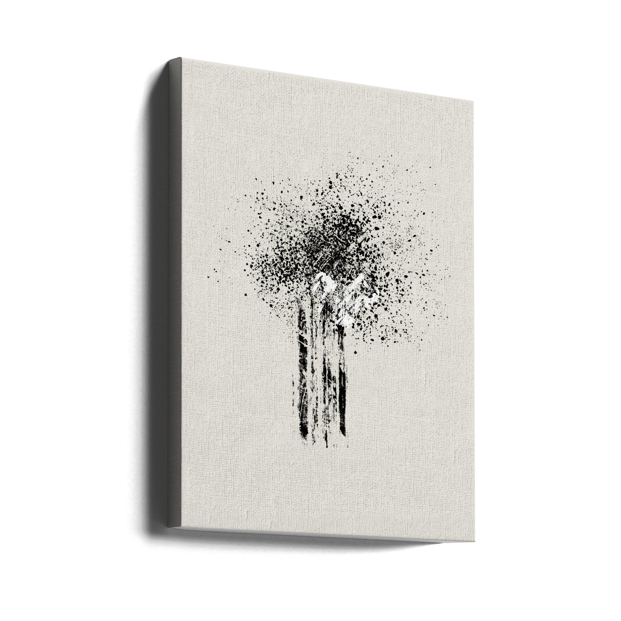 Abstract Art Canvas Print-wall-art-brush-splatters-5-24X36