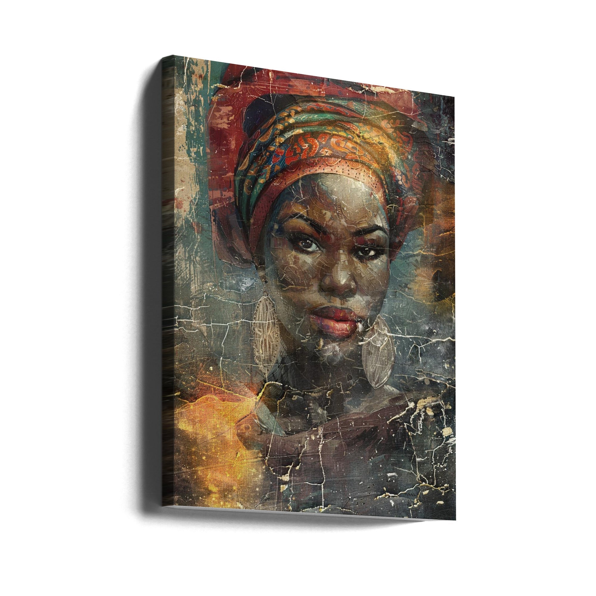 Abstract Art Canvas Print-wall-art-african-art-illustration-wallart-068-24X36