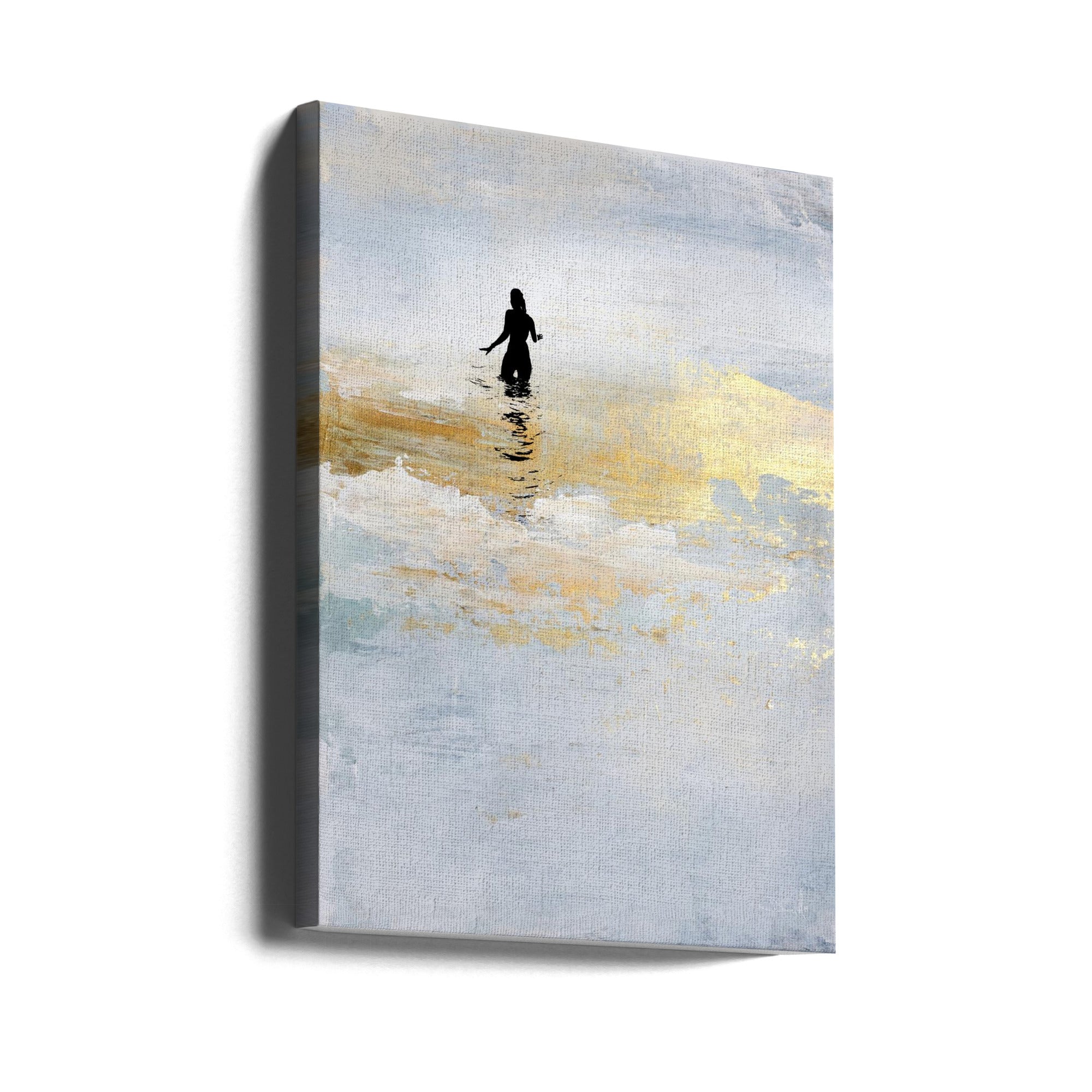 Abstract Art Canvas Print-wall-art-sun-dip-24X36