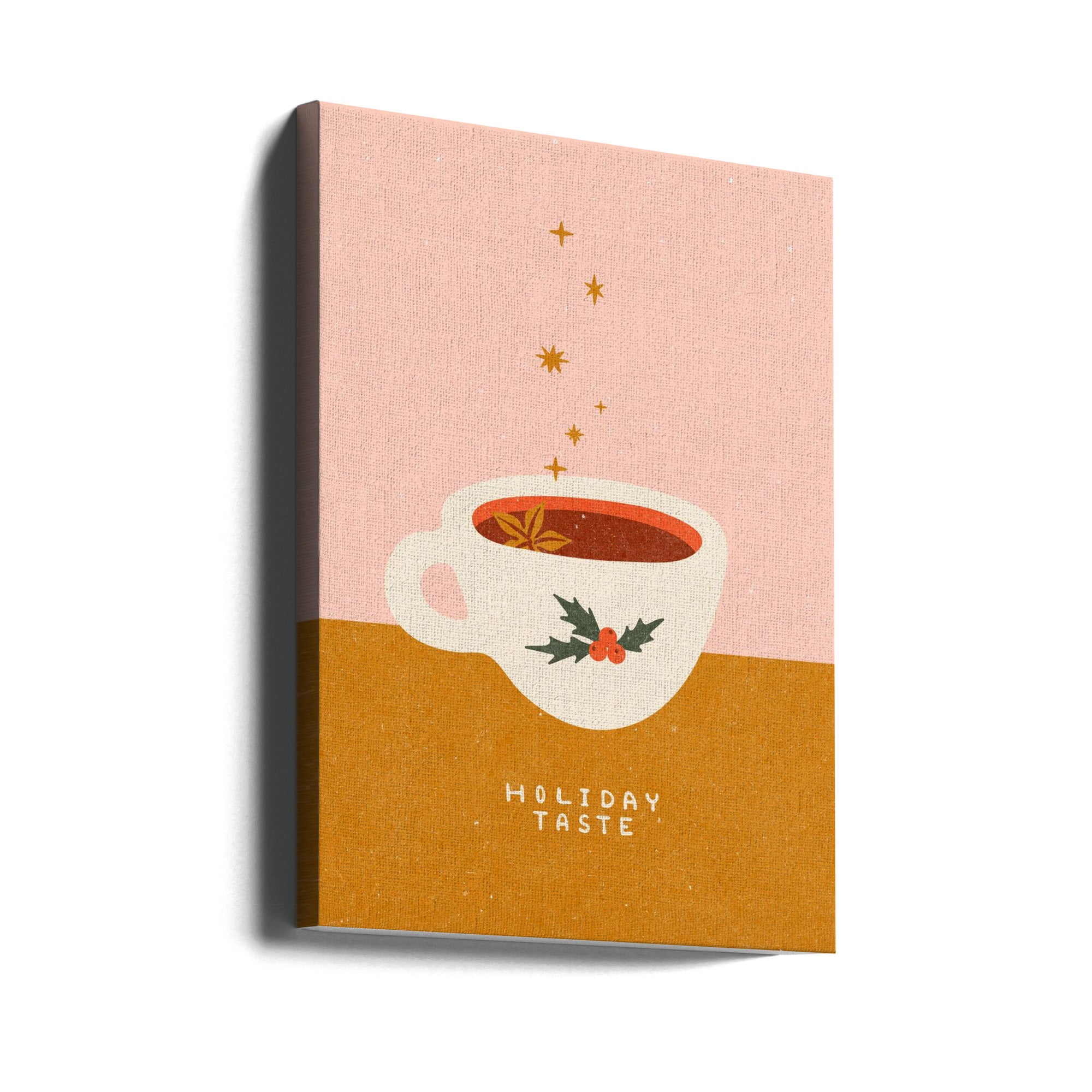 Wall art Mulled wine mug. Holiday Taste Canvas Print