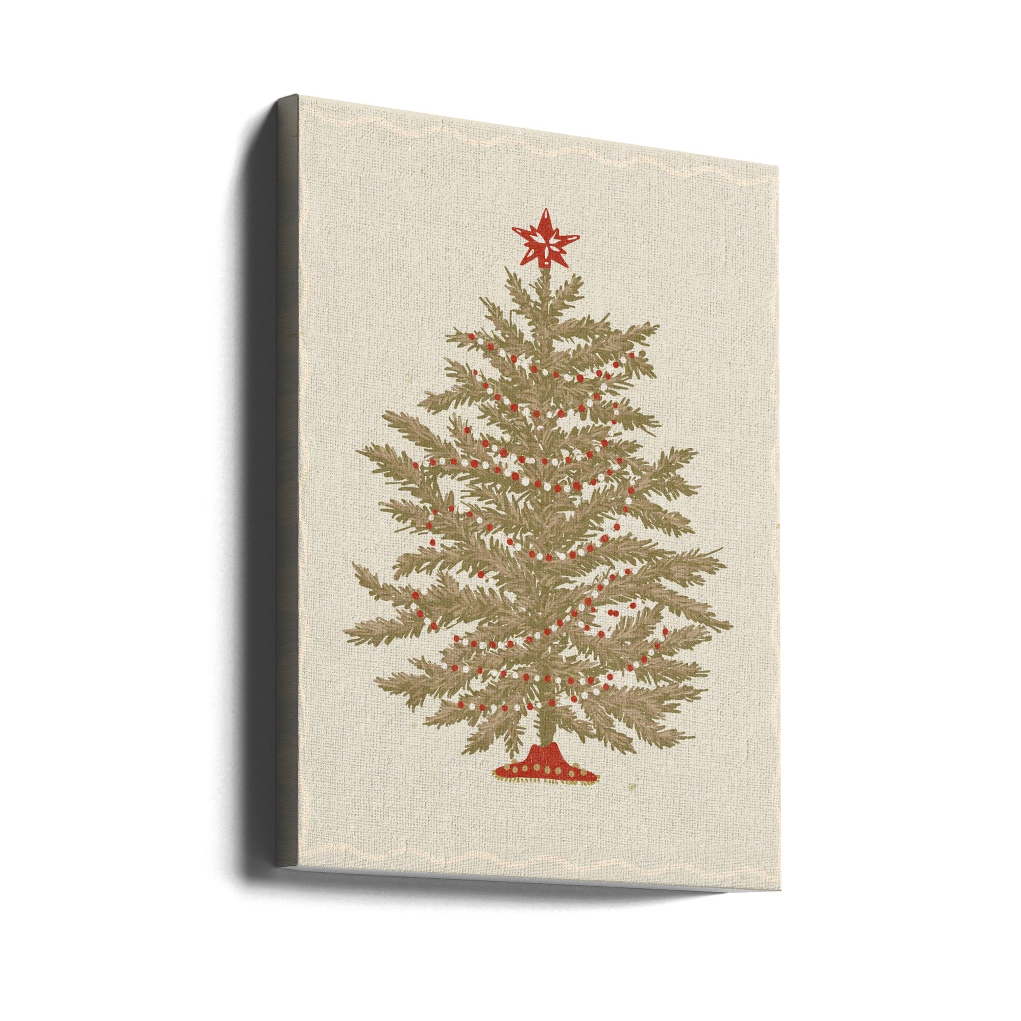 Wall art Christmas tree 02 Canvas Print