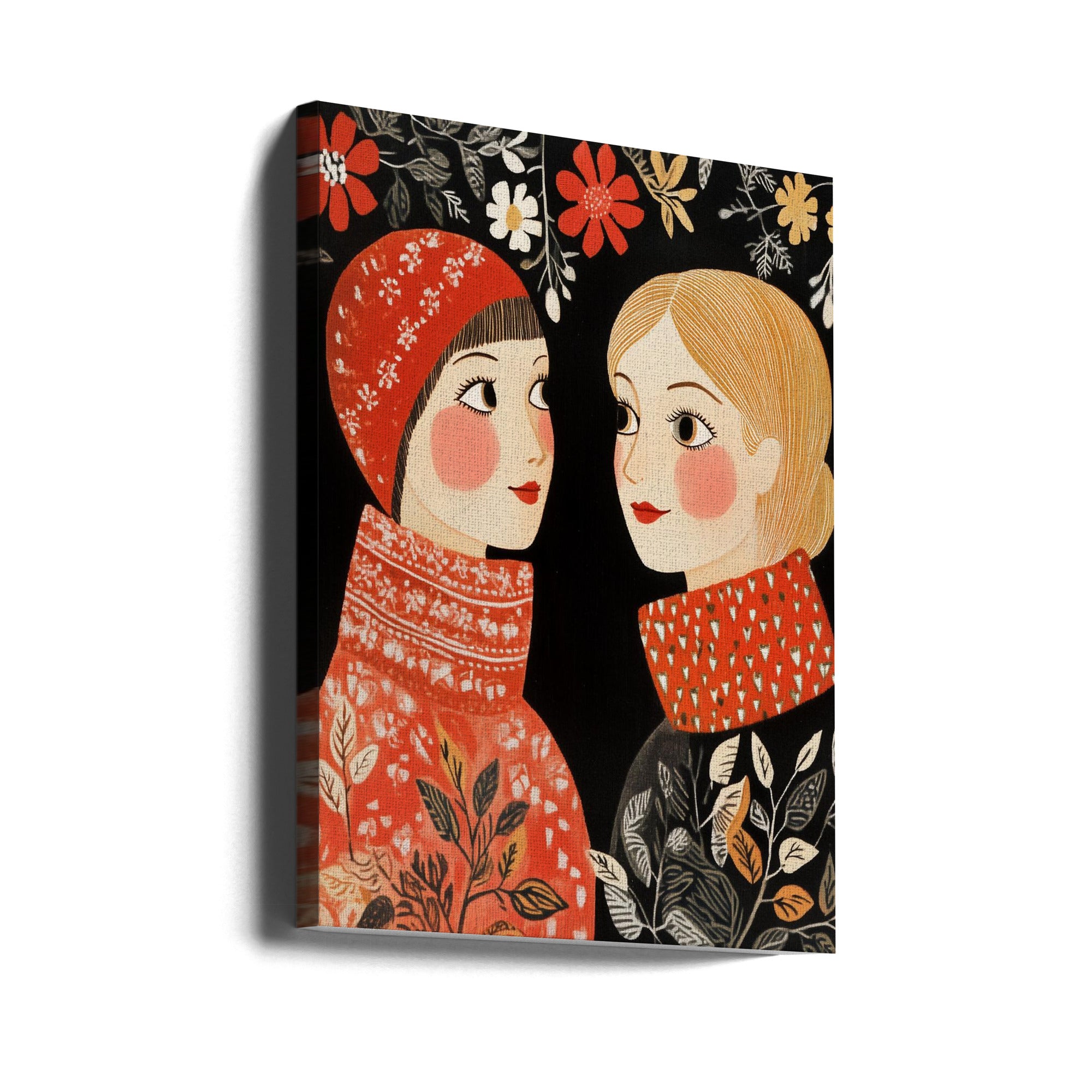 Wall art Vintage Style Mag Women Knittwear