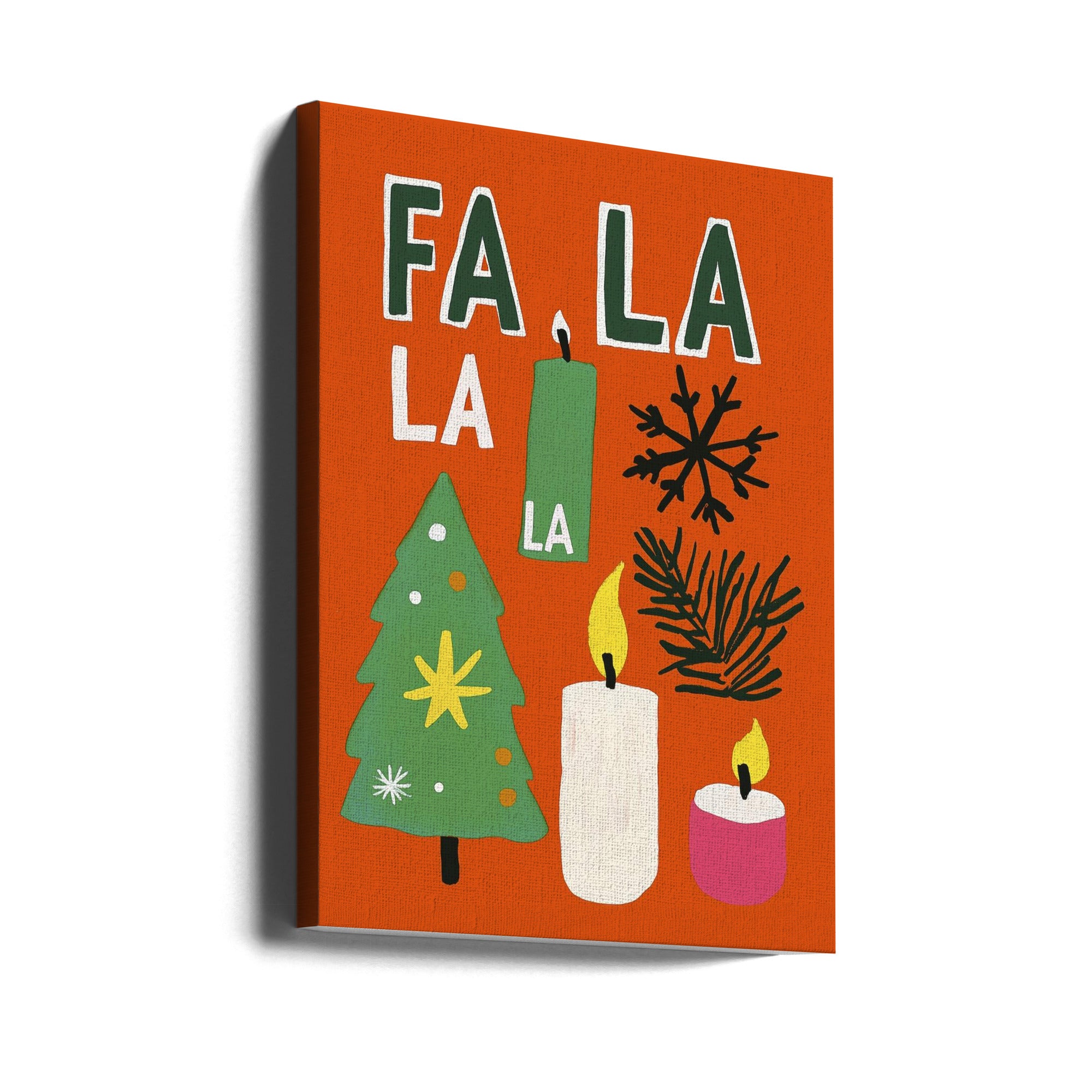 Wall art Fa la la Canvas Print