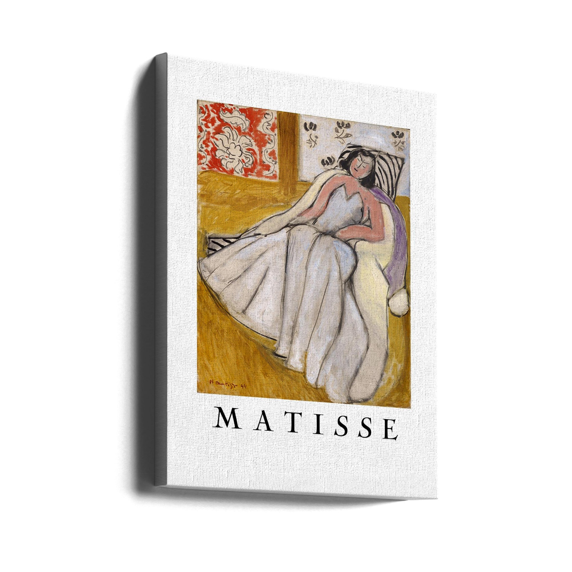 Wall art Jeune Femme à La Pelisse Blanche