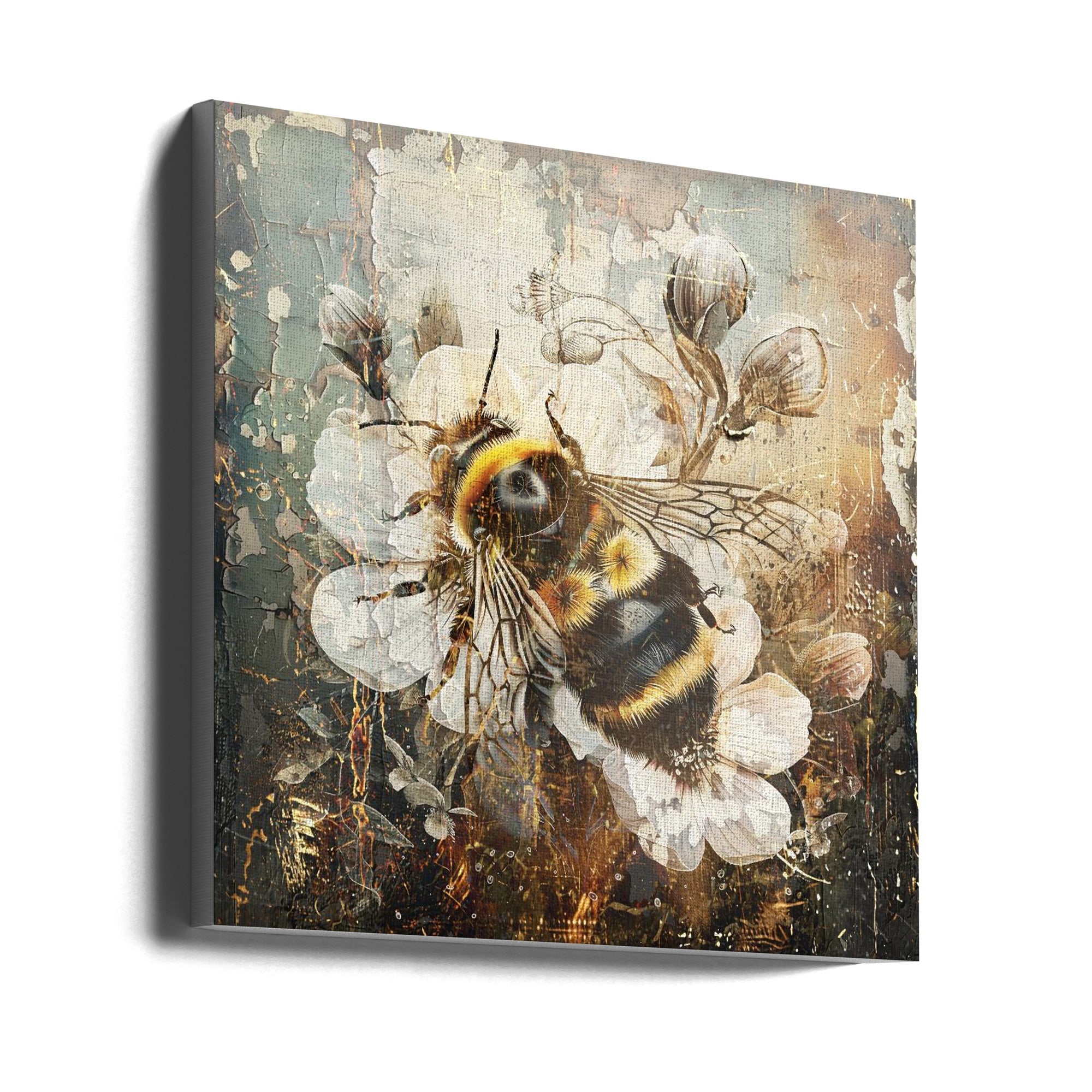 Abstract Art Canvas Print-wall-art-floral-animals-vintage-art-illustration-08-24X24inches