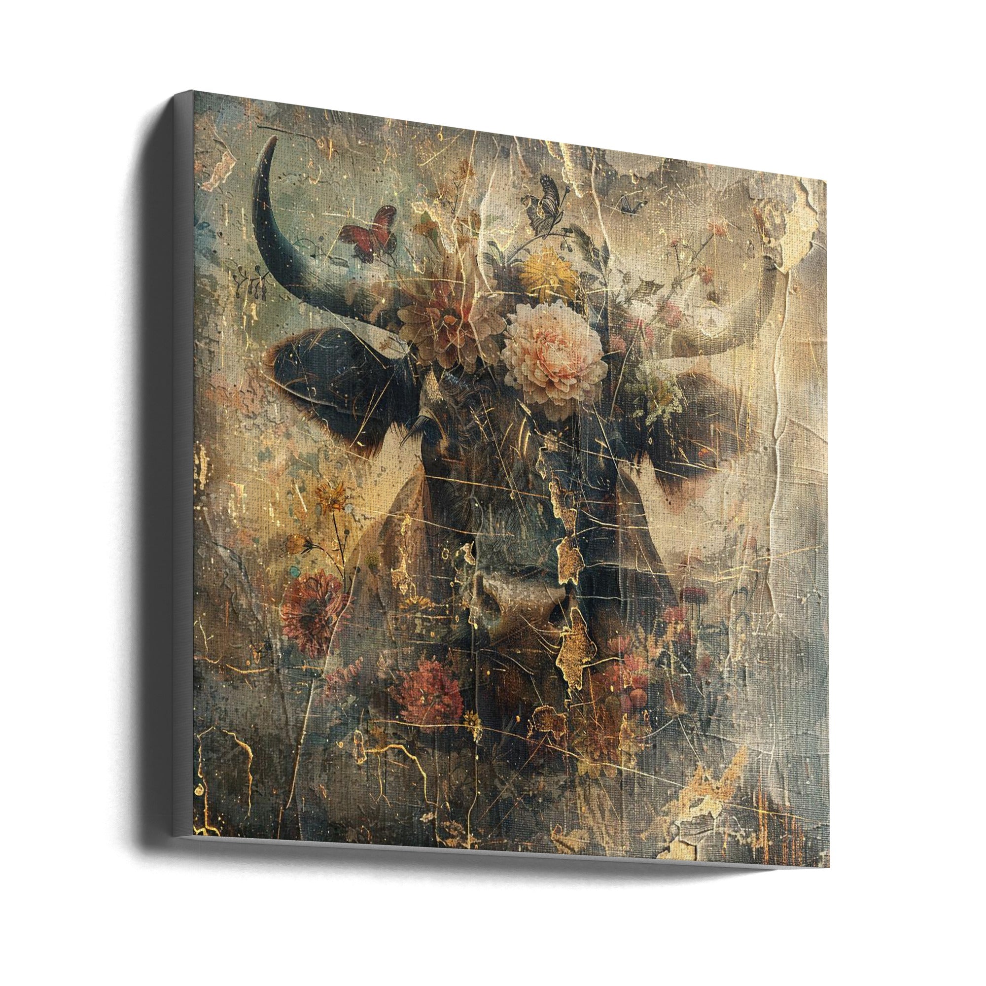 Abstract Art Canvas Print-wall-art-floral-animals-vintage-art-illustration-10-24X24