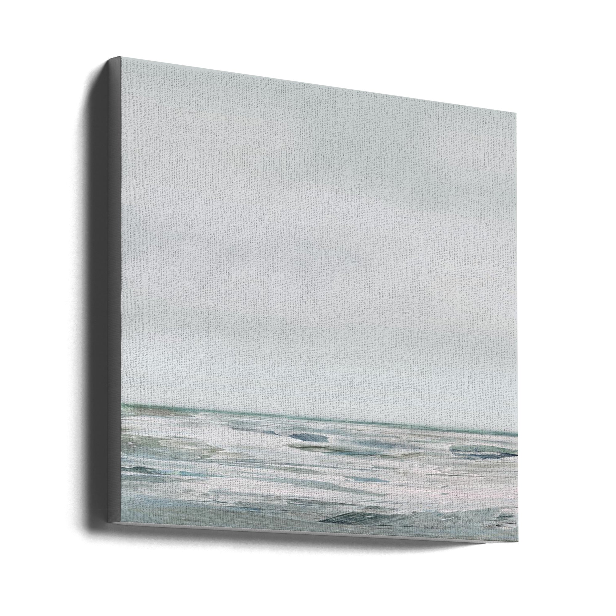 Abstract Art Canvas Print-wall-art-white-day-24X24