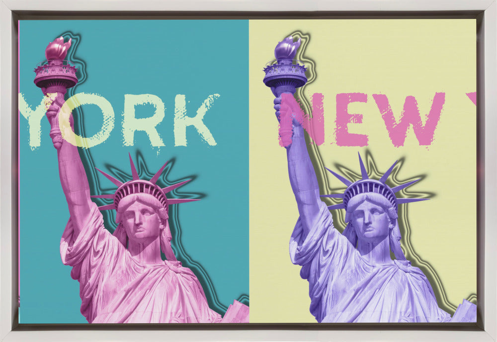 Landscape Photography Canvas Print-wall-art-pop-art-statue-of-liberty-iii-36X24