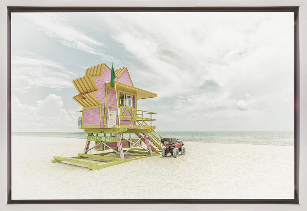 Wall art MIAMI BEACH Vintage Florida Flair