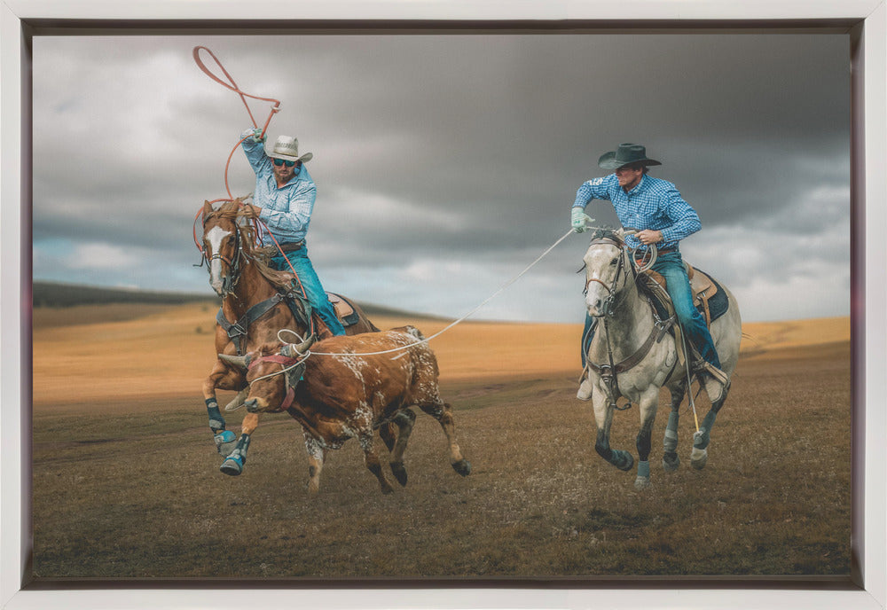 Wall art Team Roping