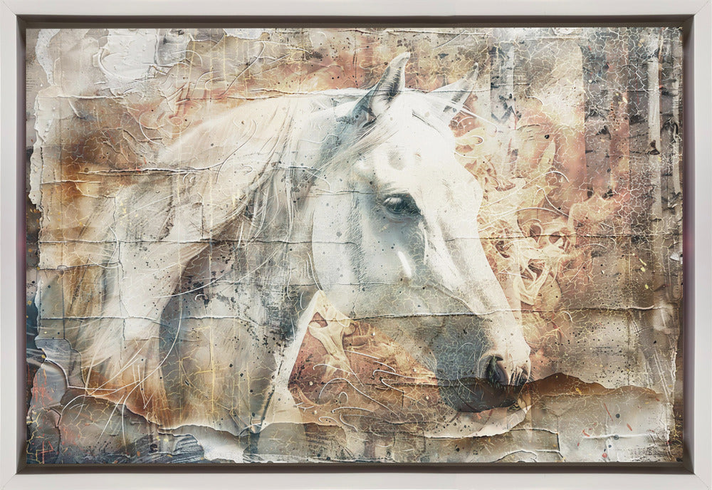 Abstract Art Canvas Print-wall-art-horse-animal-vintage-art-illustration-wallart-06-36X24