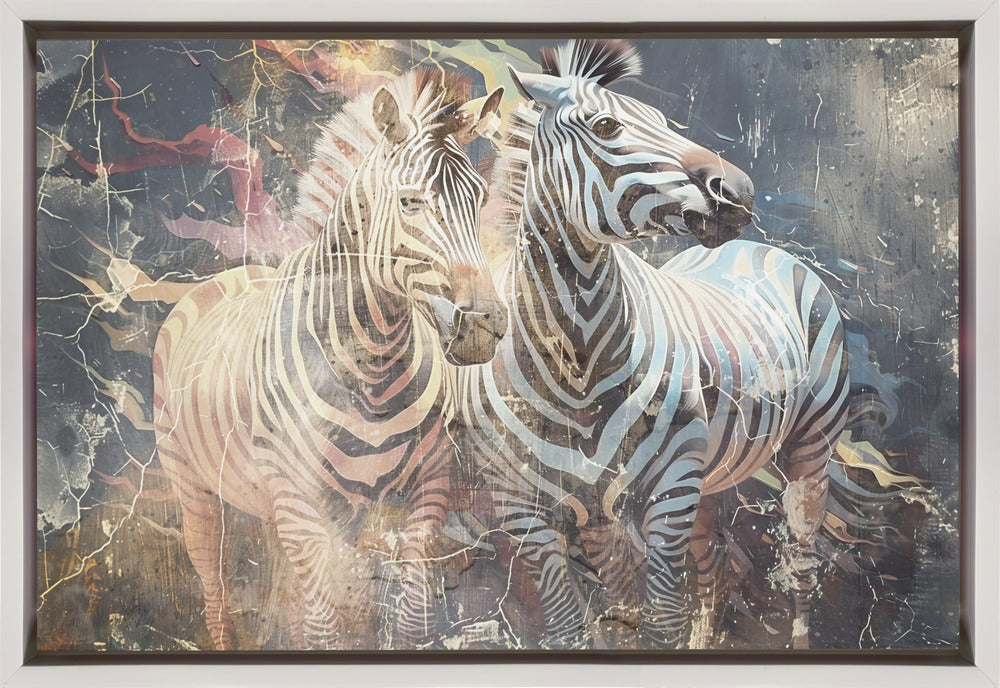 Abstract Art Canvas Print-wall-art-zebra-animal-vintage-art-illustration-wallart-03-36X24