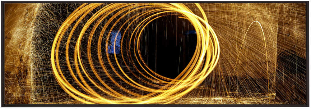 Wall art Playing with fire