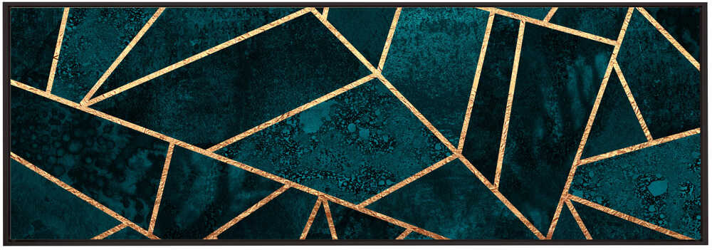 Wall art Deep Teal Stone