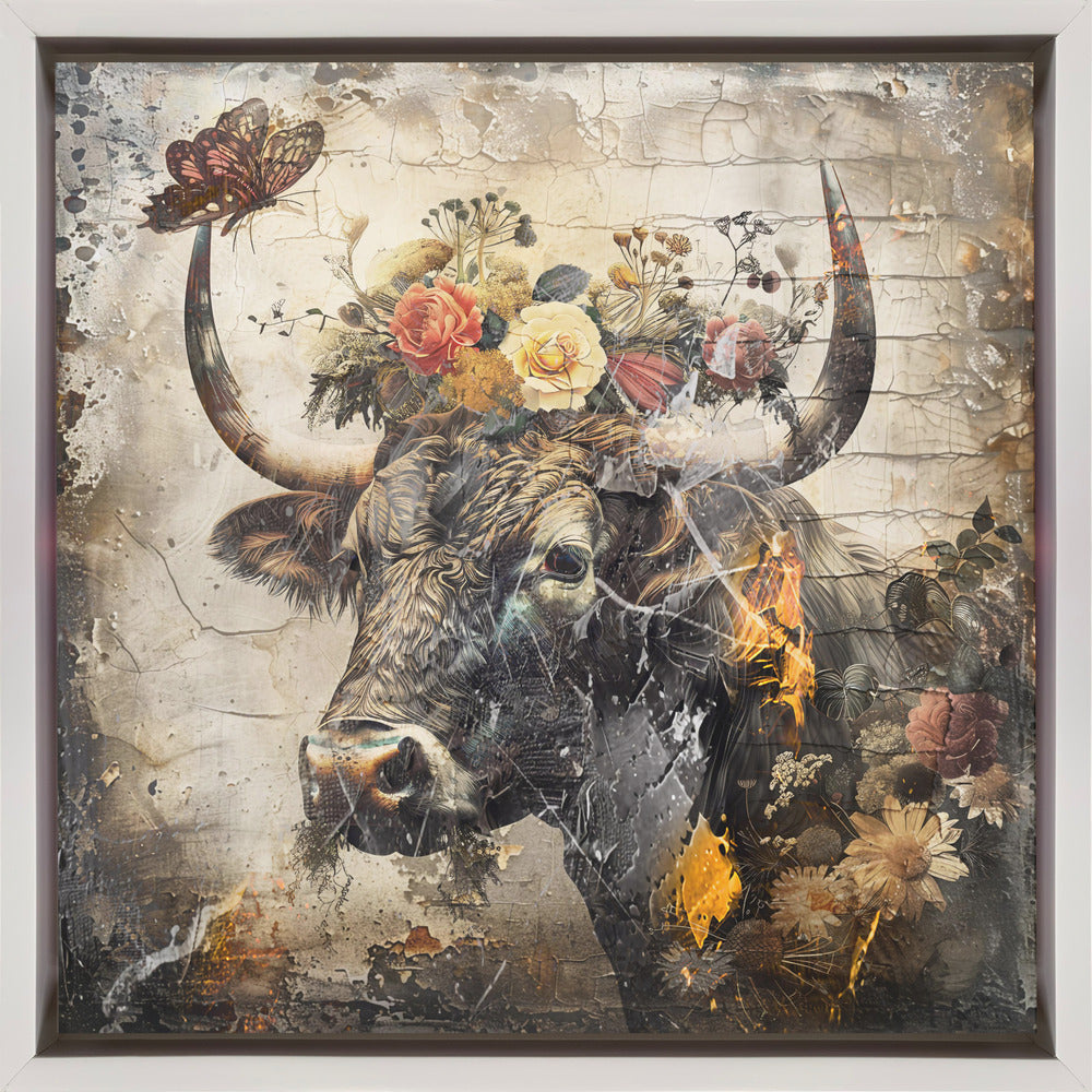 Abstract Art Canvas Print-wall-art-floral-animals-vintage-art-illustration-09-24X24inches