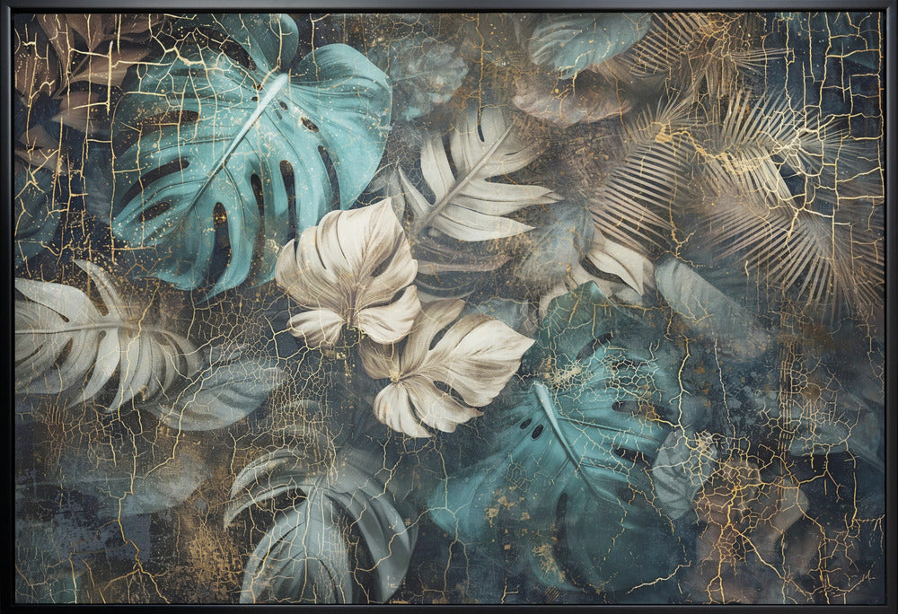 Wall art Jungle Leaves Art Illustration Wallart 23