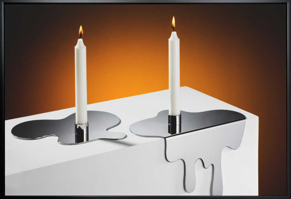 Wall art candles