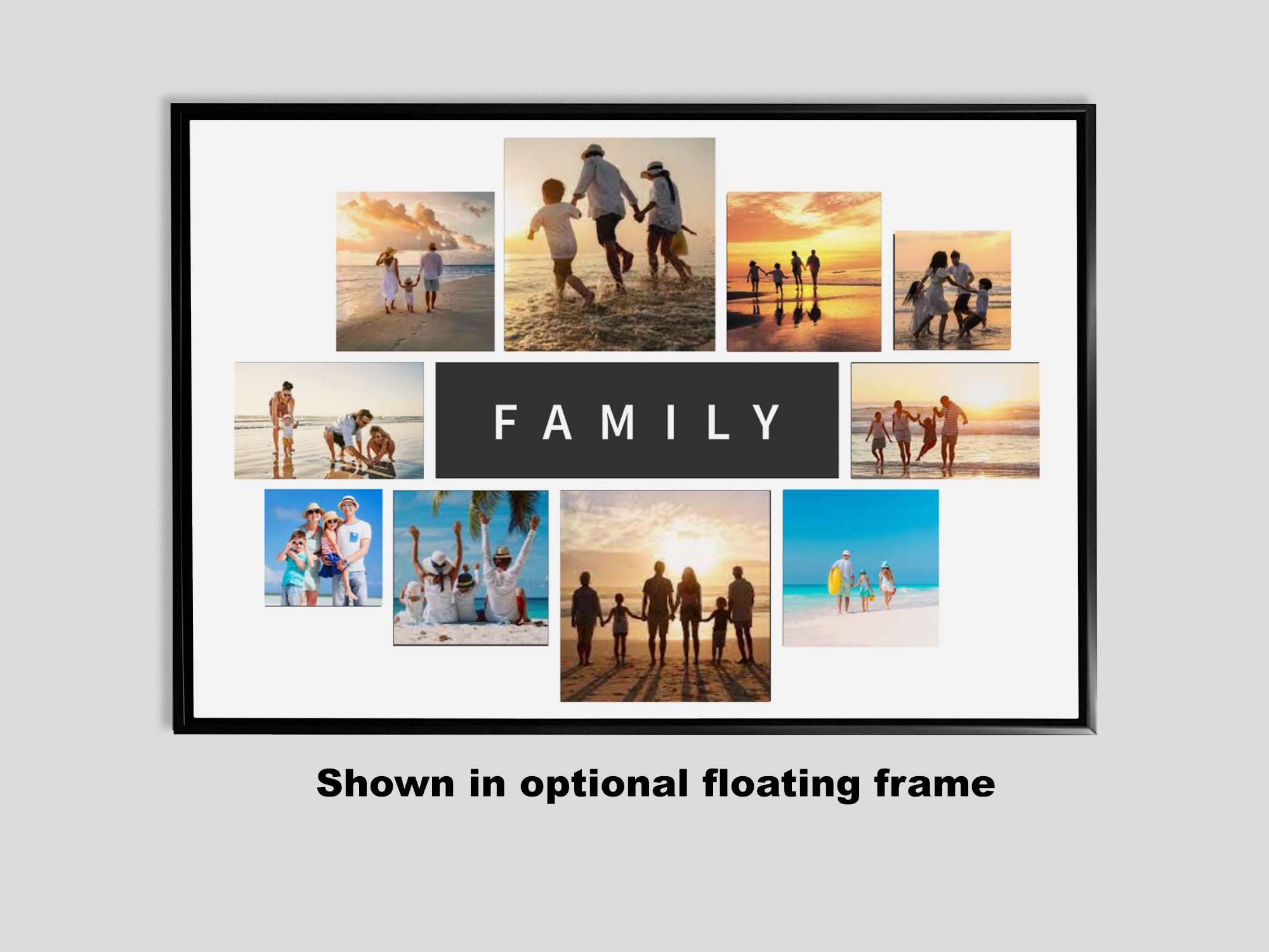 36″X24″ Family Collage Canvas